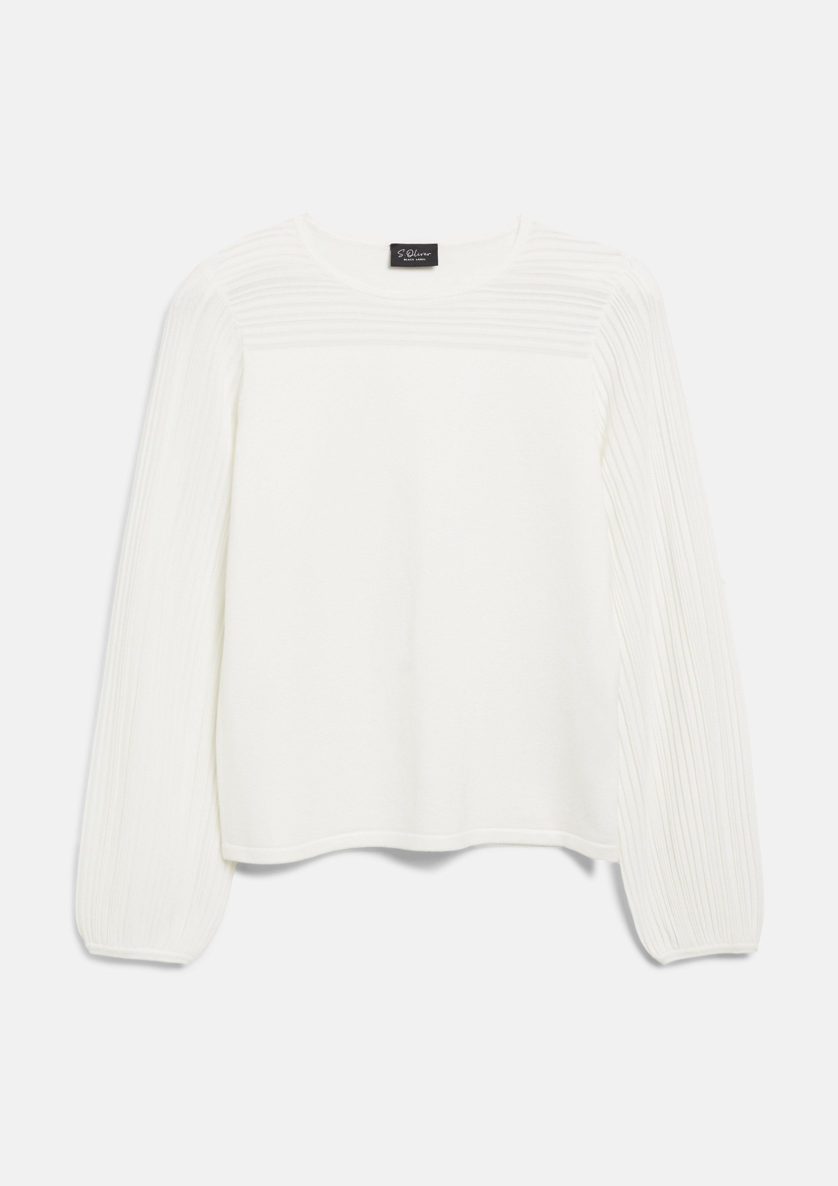 Dames Gebreide trui in crème van s.Oliver BLACK LABEL