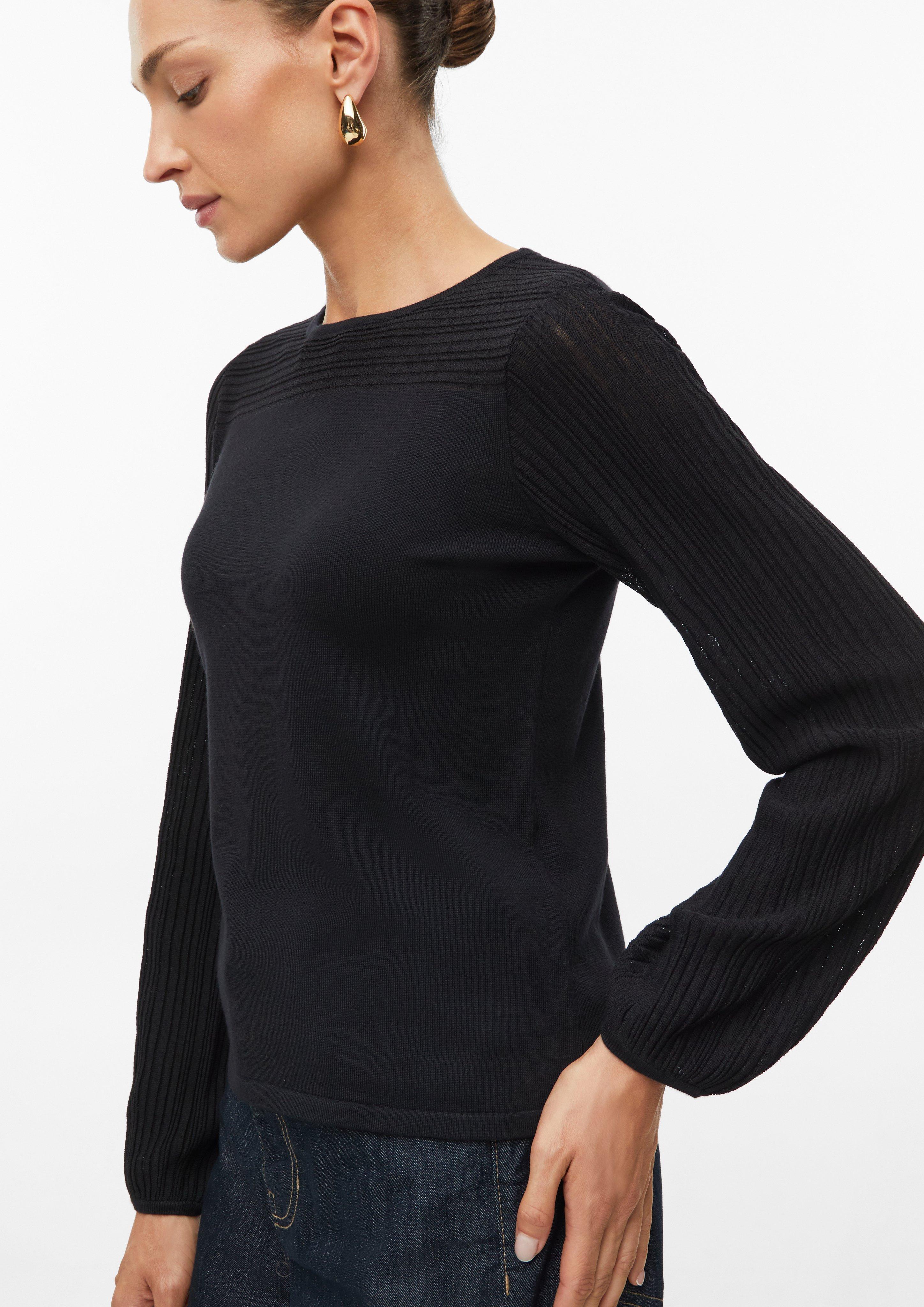 Women Knitted pullover in black by s.Oliver BLACK LABEL