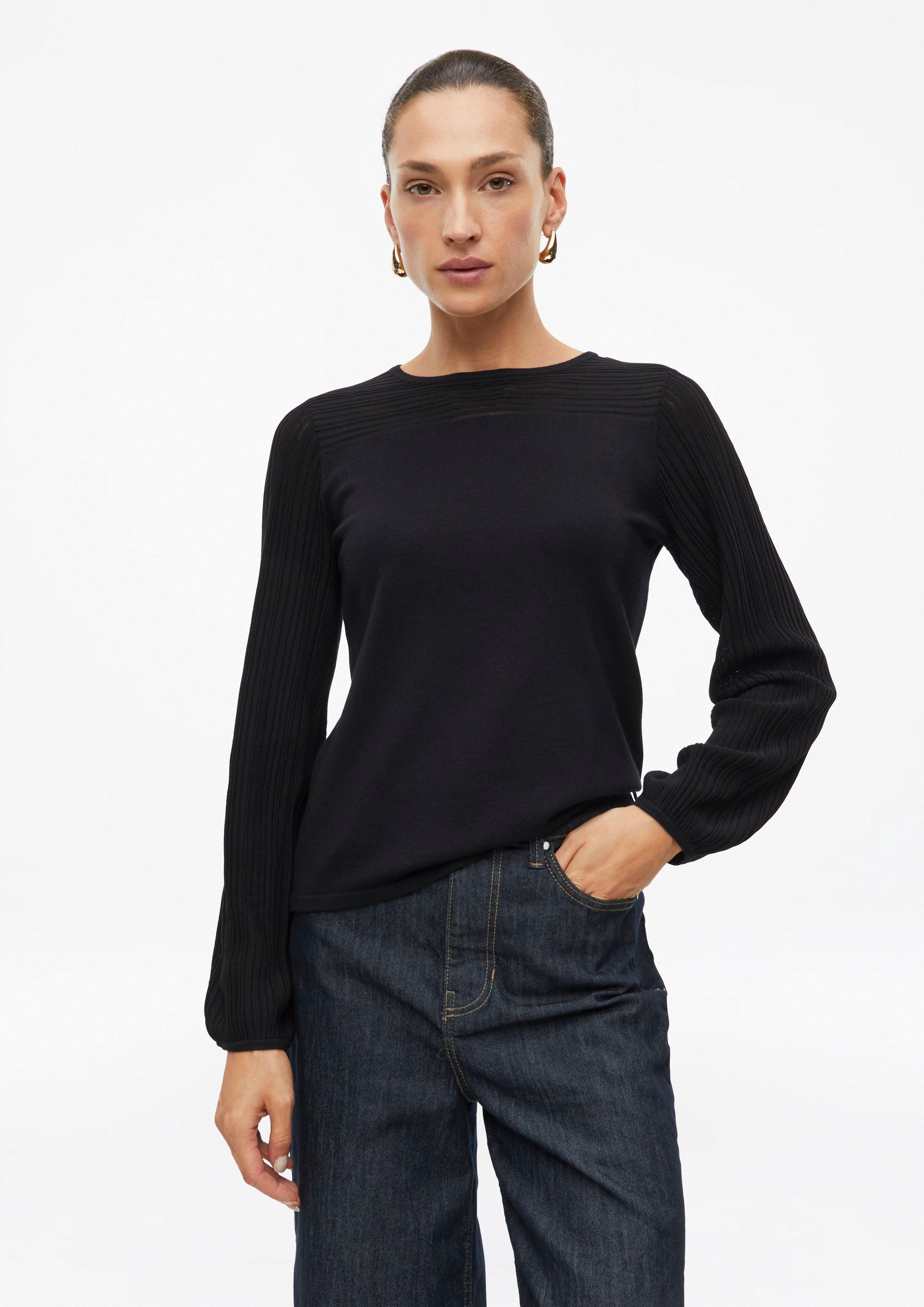 Women Knitted pullover in black by s.Oliver BLACK LABEL