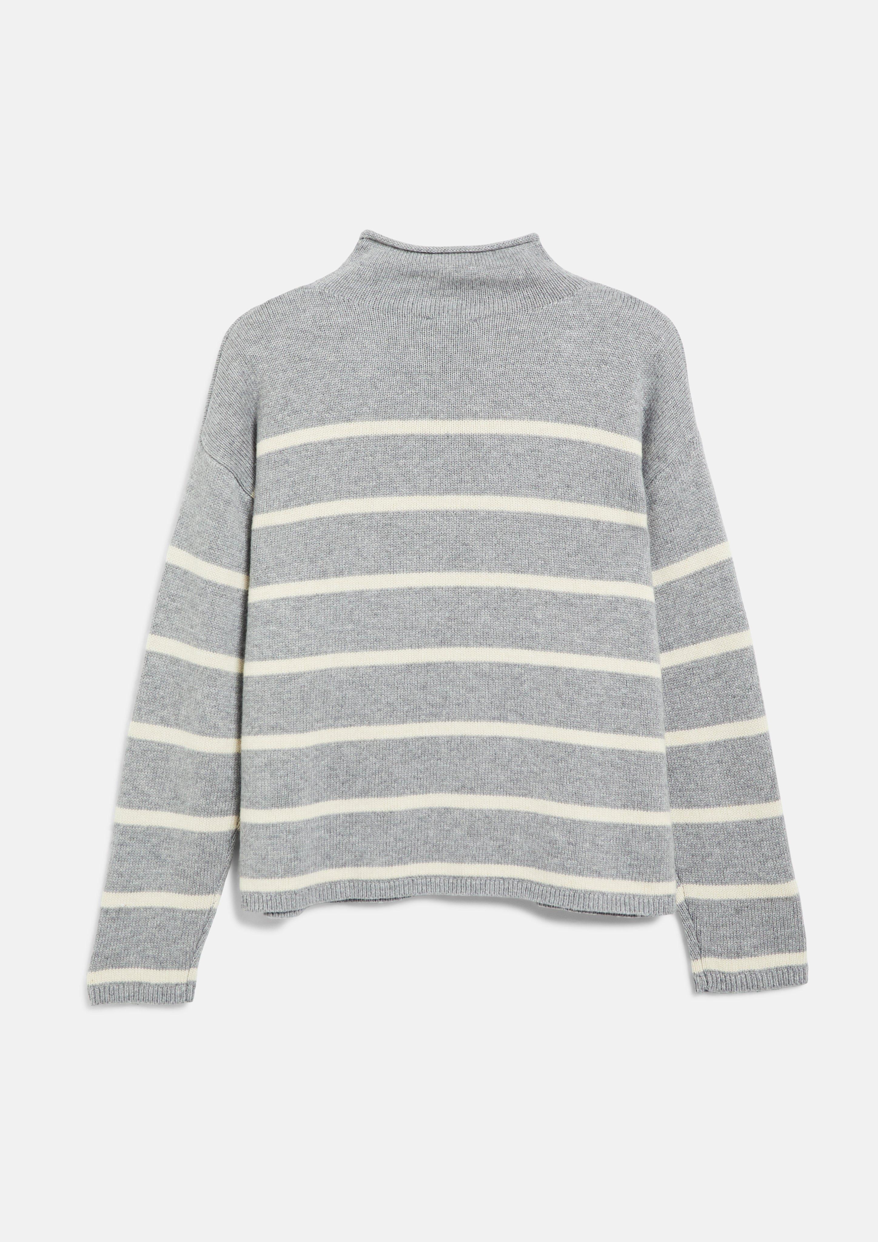 Women Knitted pullover in grey by s.Oliver