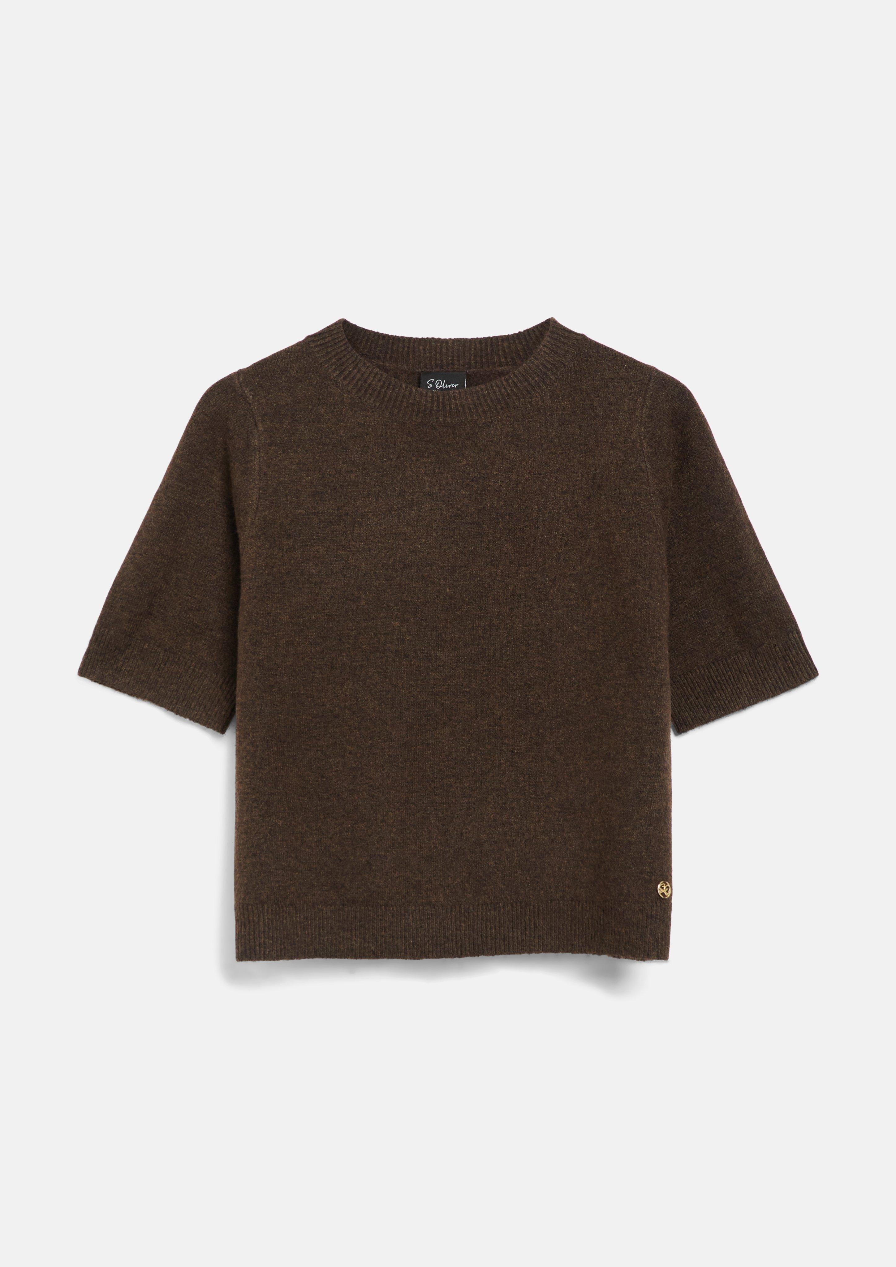 Strickpullover in Farbe dunkelbraun von s.Oliver BLACK LABEL