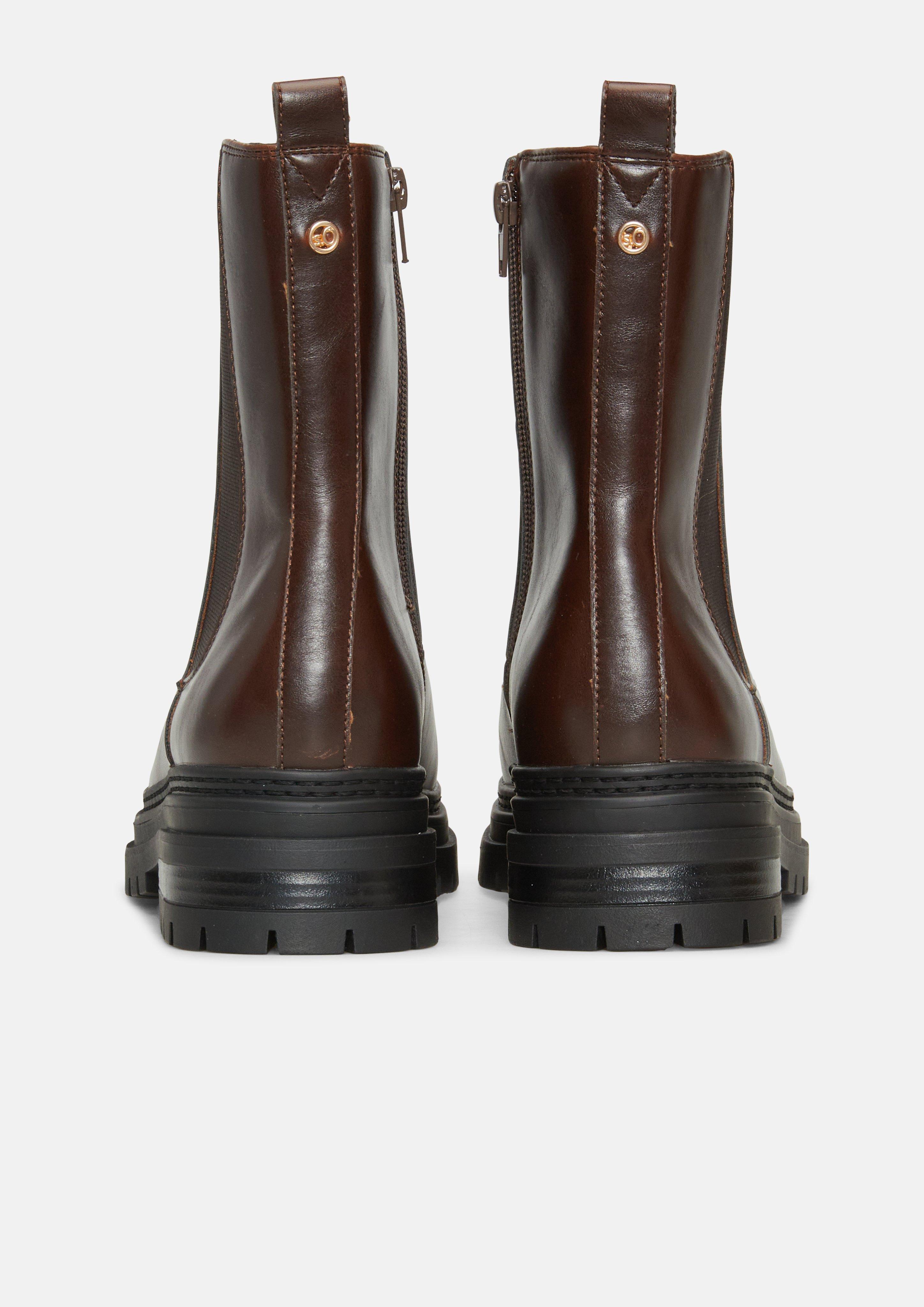 Femmes Bottines Chelsea en brun de s.Oliver