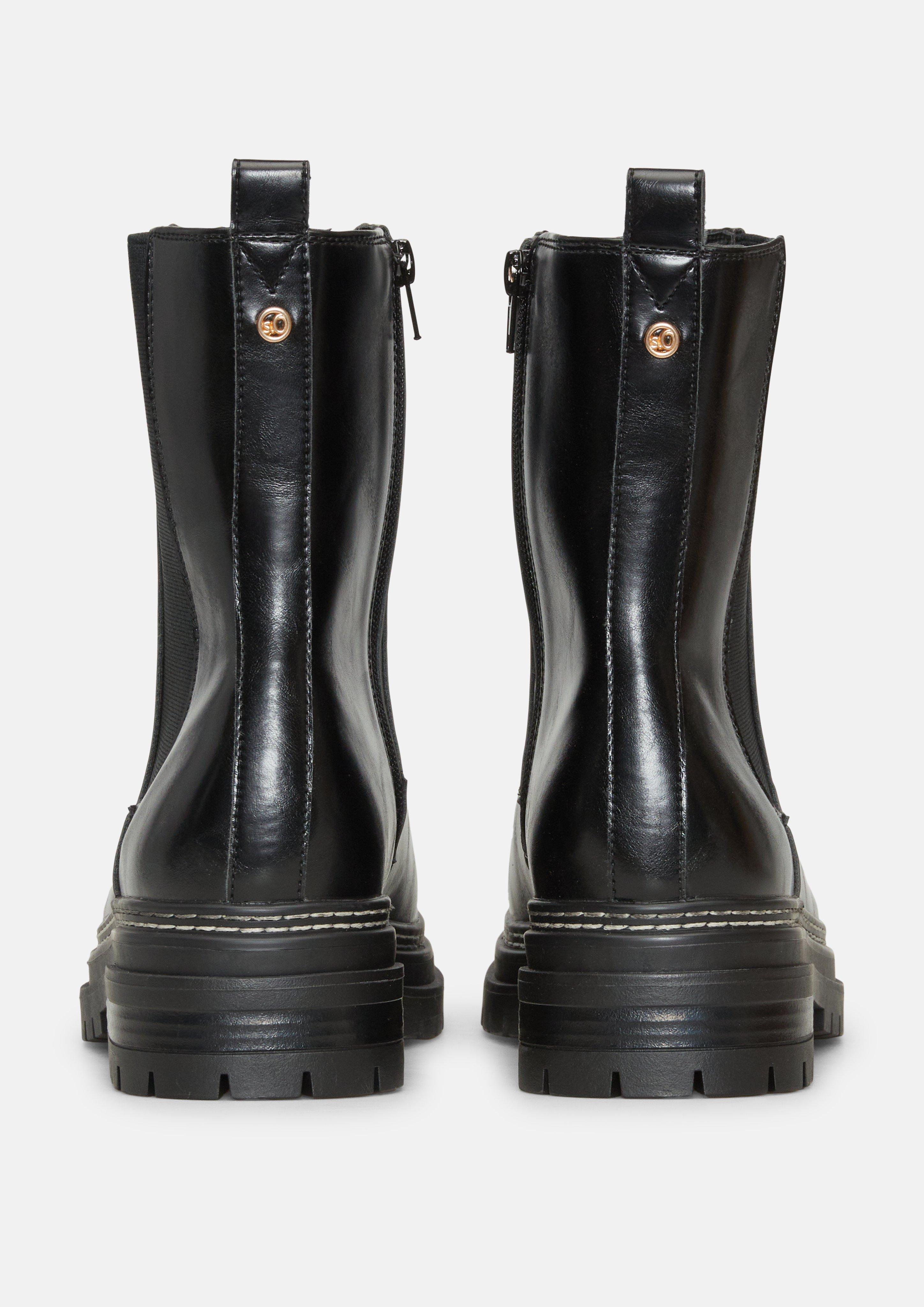 Women Chelsea boots in black by s.Oliver
