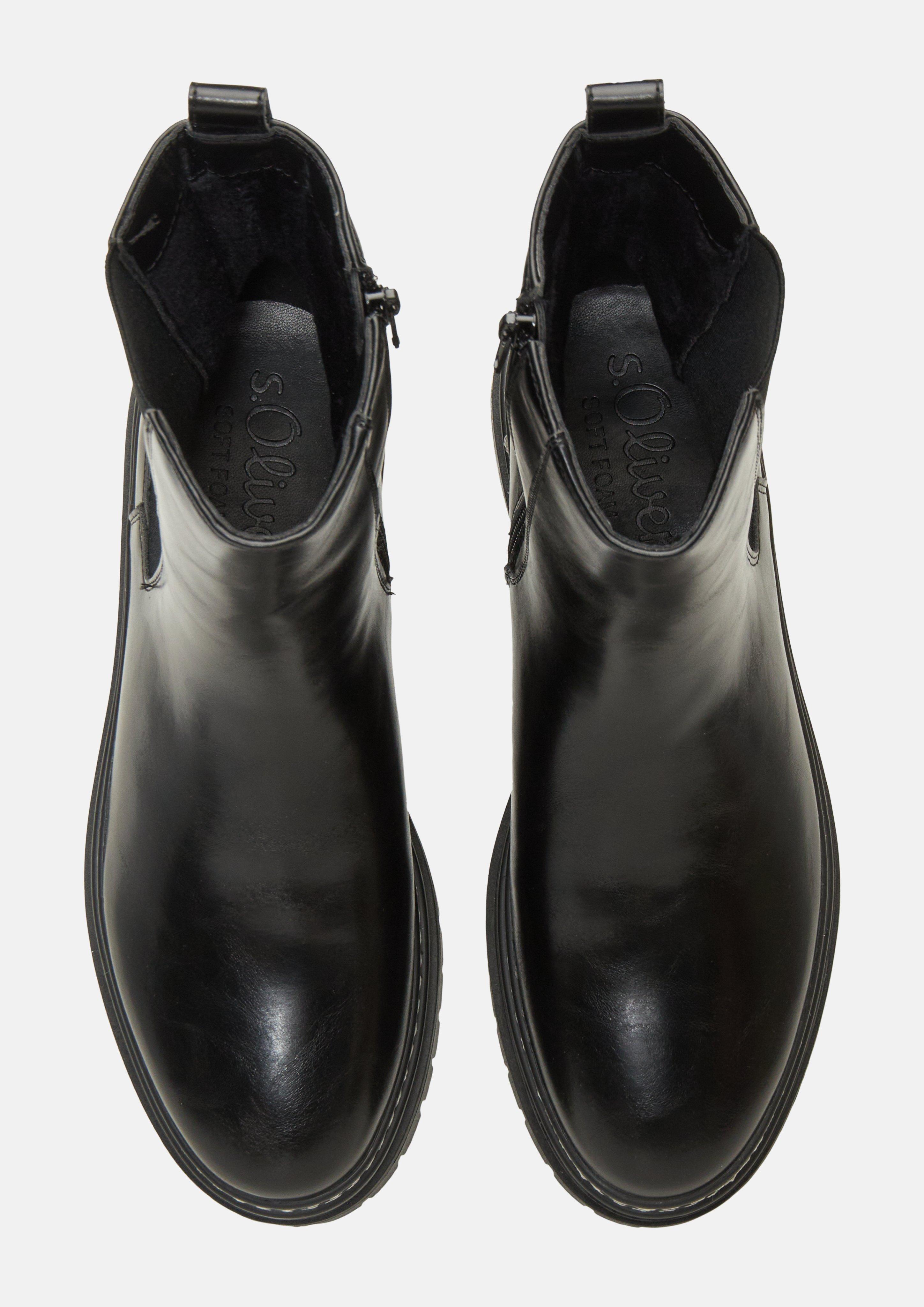 Women Chelsea boots in black by s.Oliver