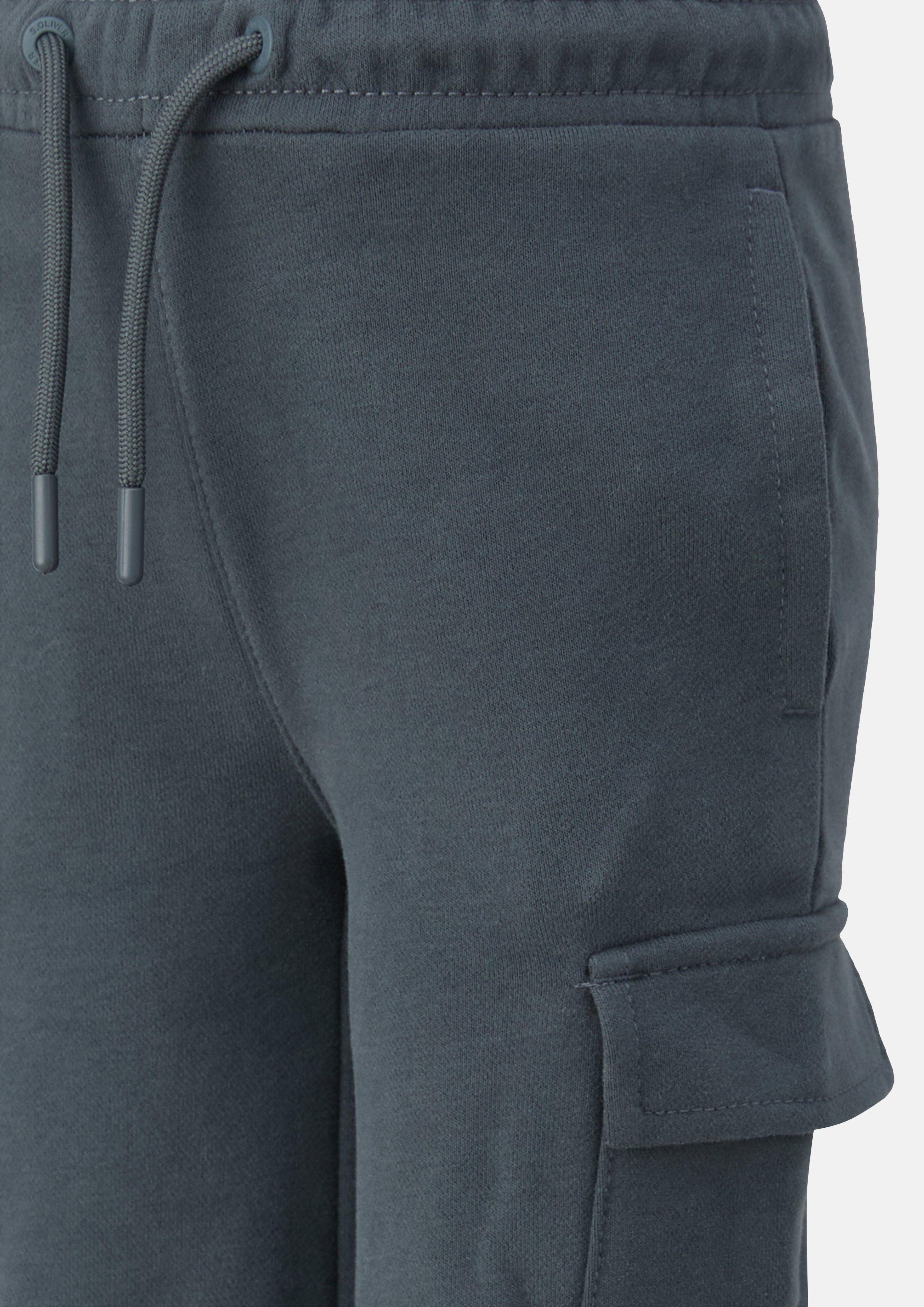 Kinder Leggings aus Baumwollstretch in grau von s.Oliver