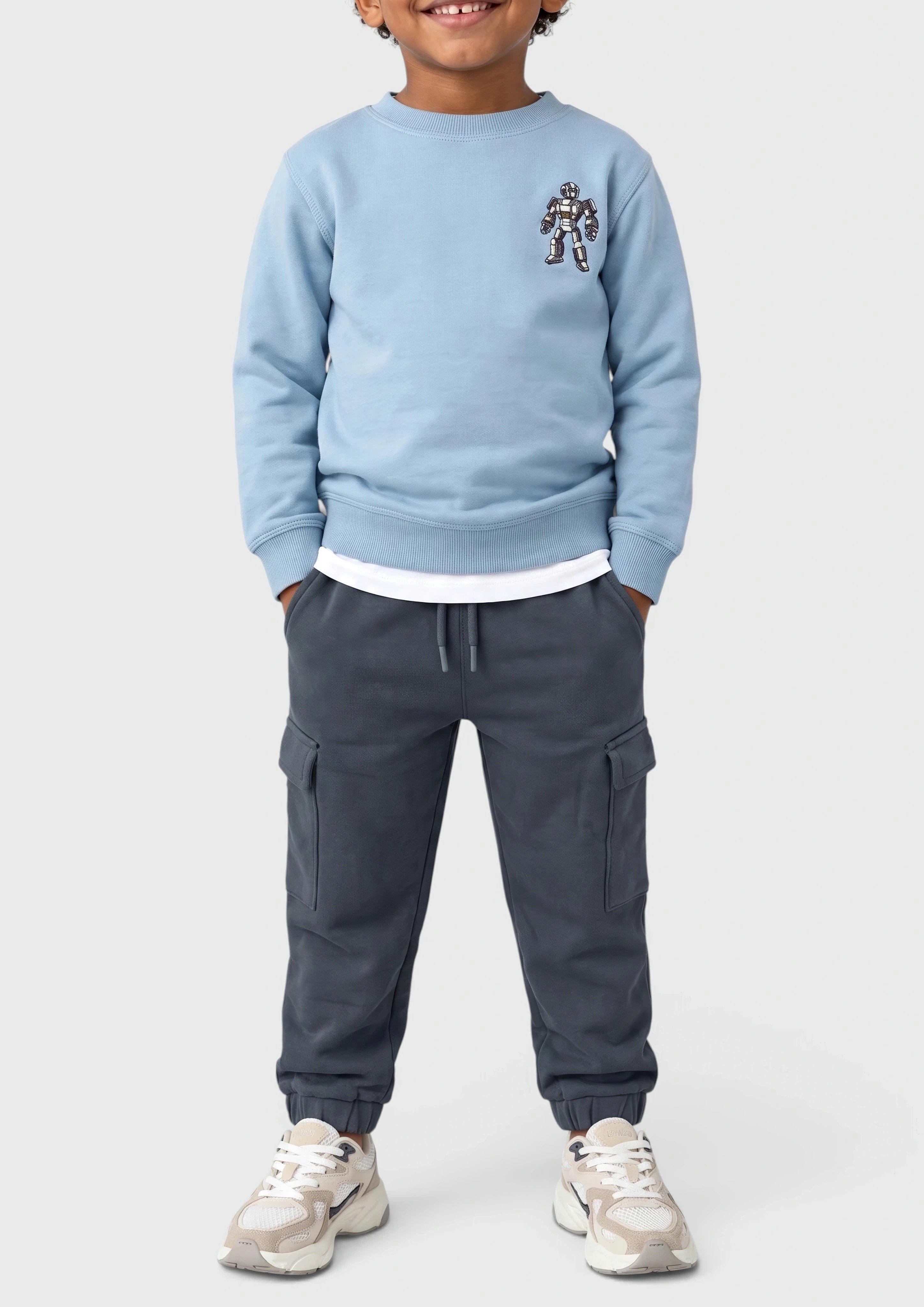 Sweatpants with cargo pockets in dark grey by s.Oliver