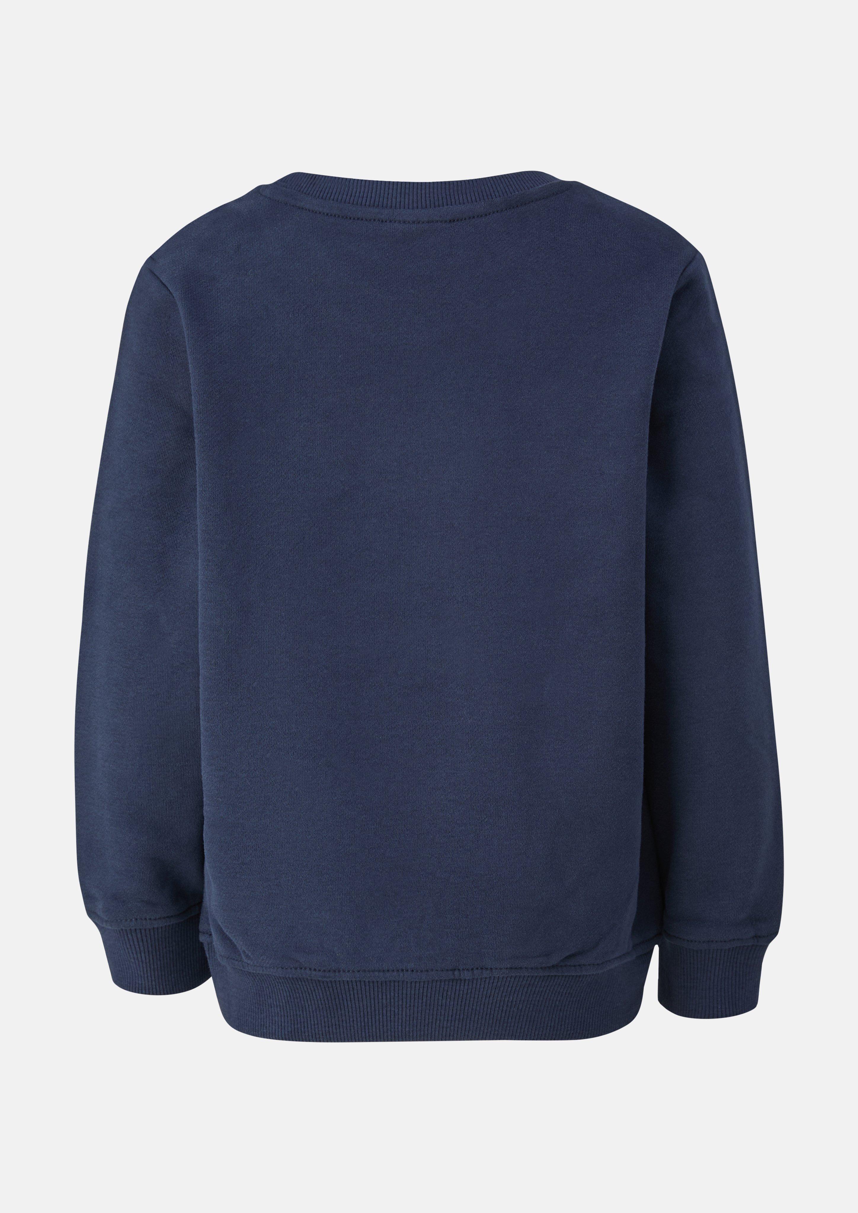 Kinder Kuscheliges X-Mas Sweatshirt mit Stickerei in blau von s.Oliver