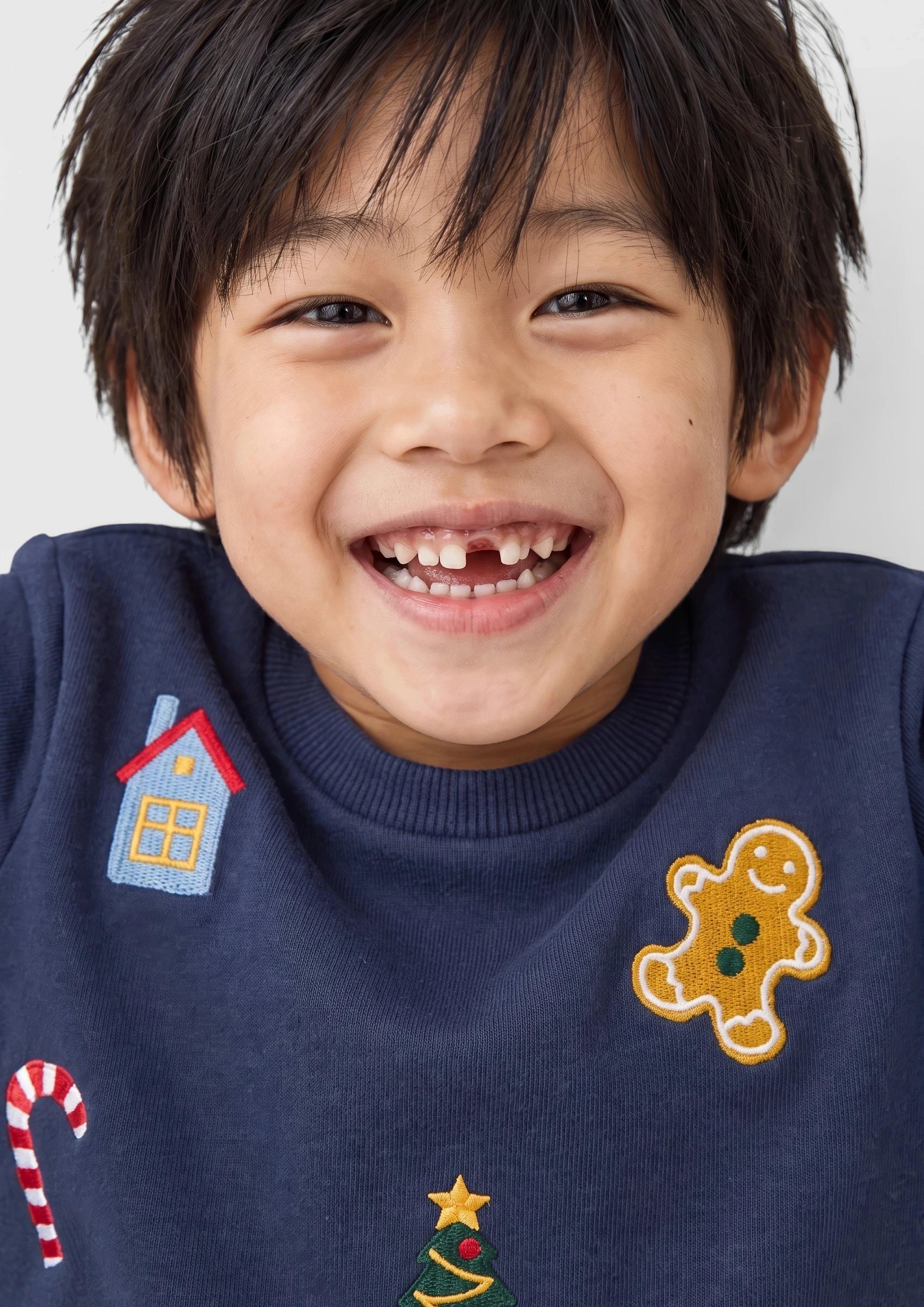 Junior Sweat-shirt en bleu de s.Oliver
