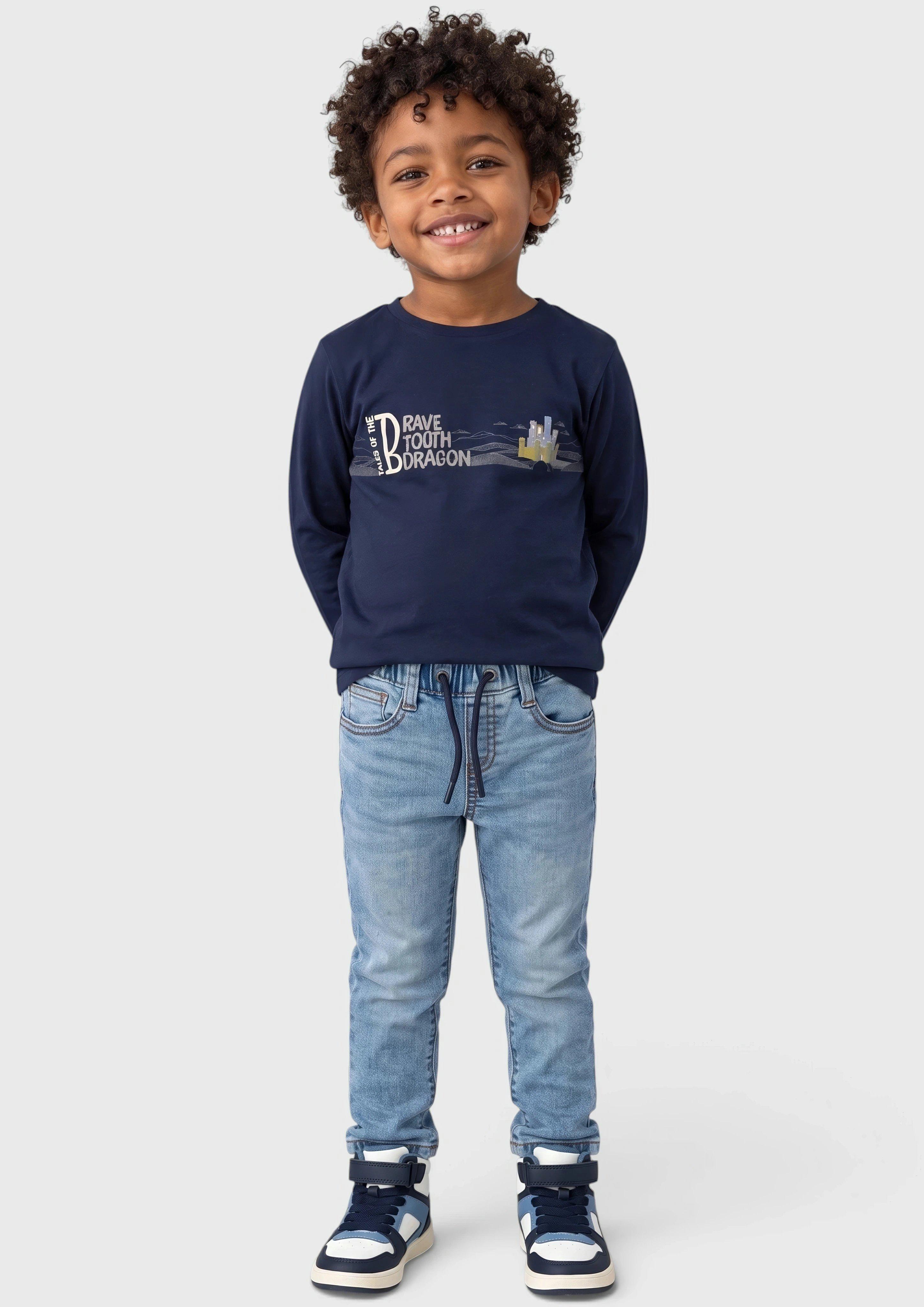 Junior T-Shirt in blauw van s.Oliver