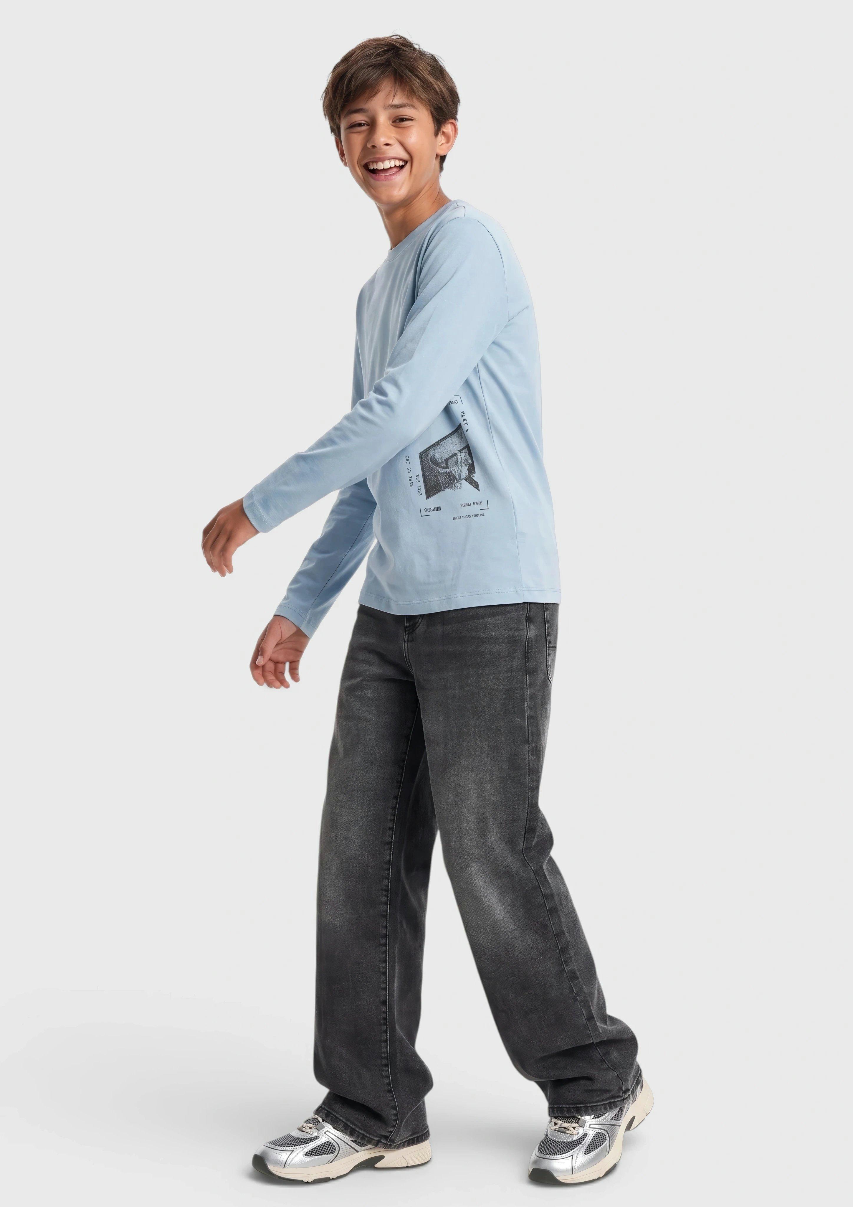Junior T-shirt en bleu de s.Oliver