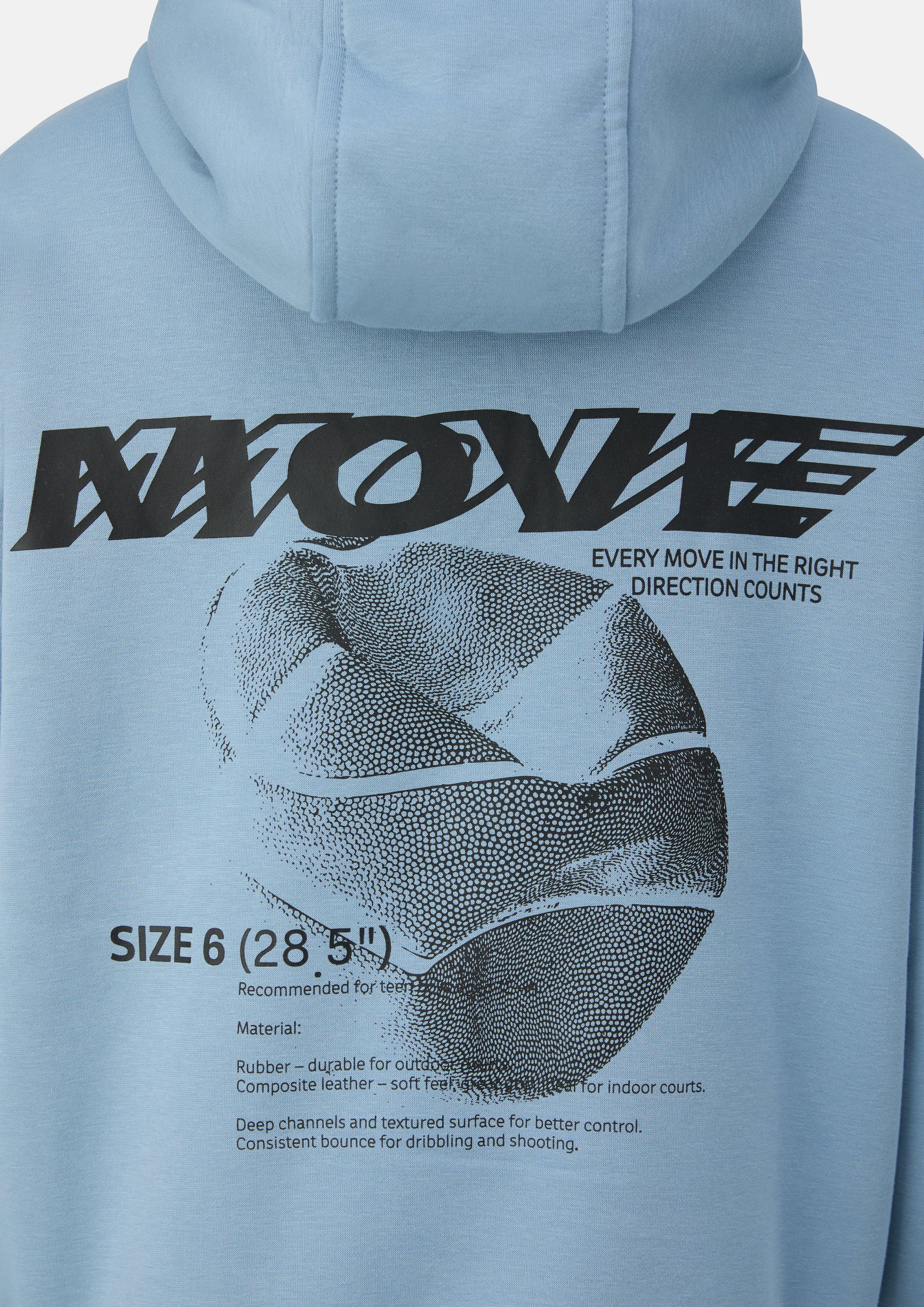 Otroci Majica z dolgimi rok v barvi modra od s.Oliver