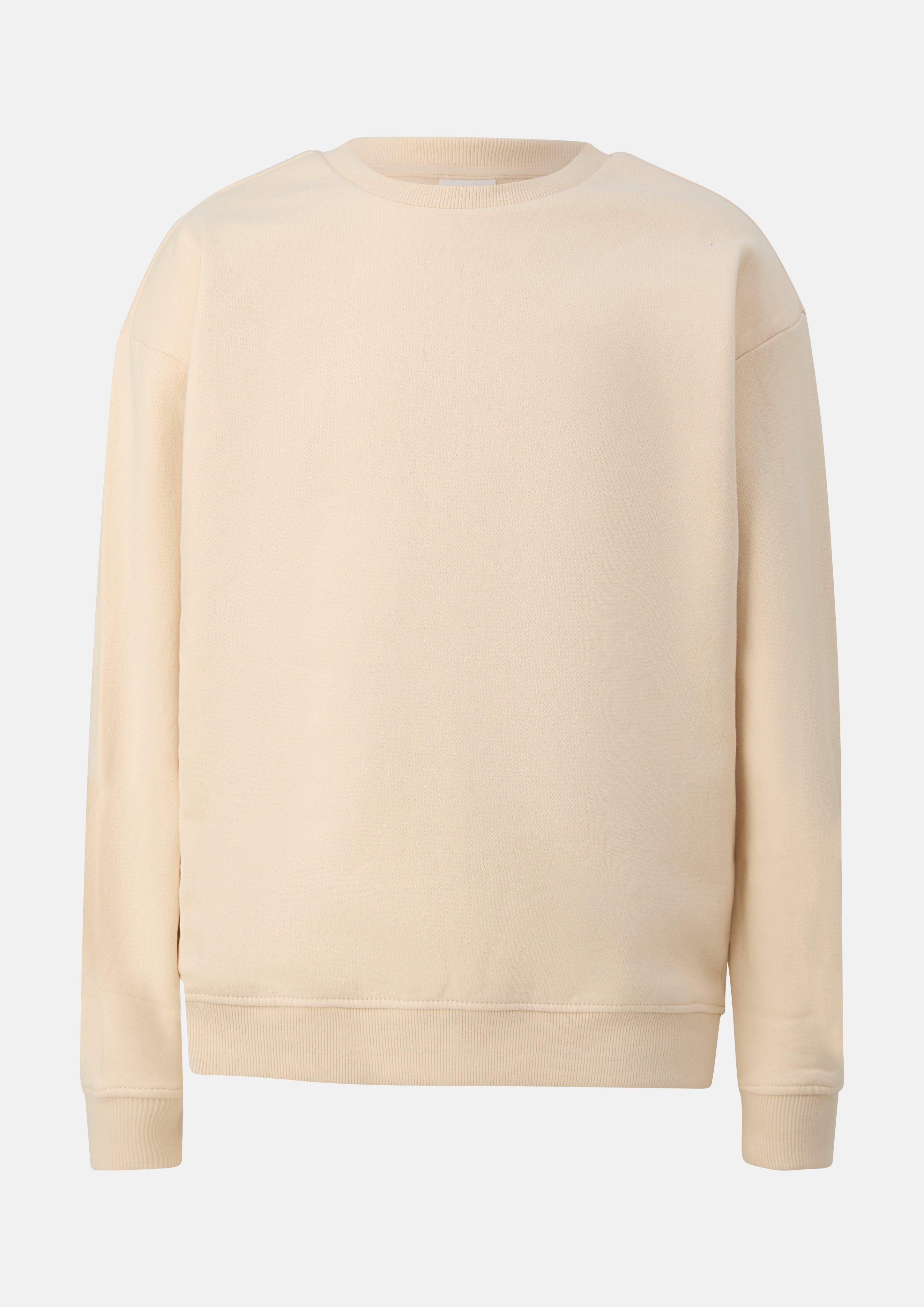 Kinder Kuscheliges Oversize Sweatshirt mit Print in beige von s.Oliver