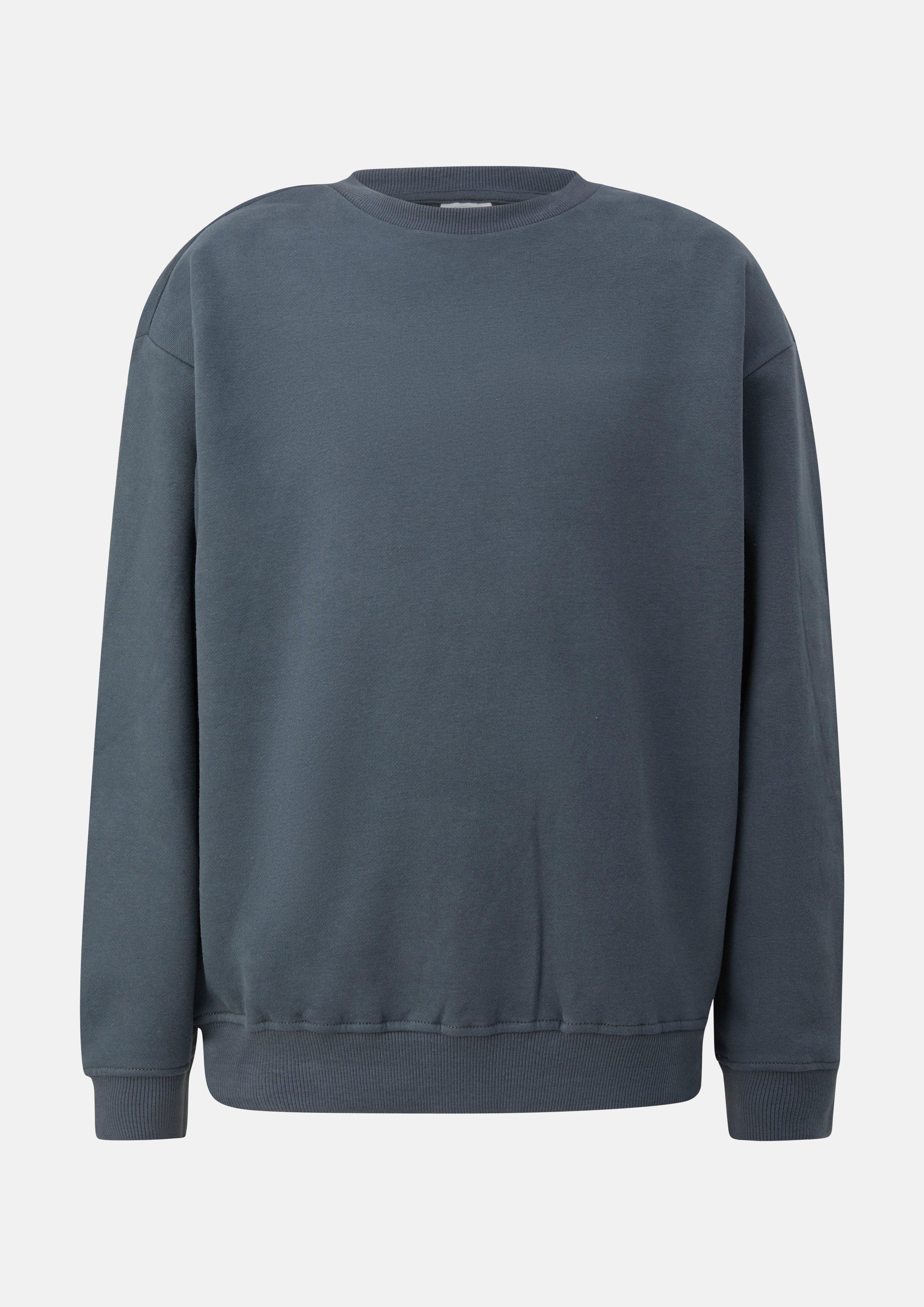 Kinder Kuscheliges Oversize Sweatshirt mit Print in grau von s.Oliver