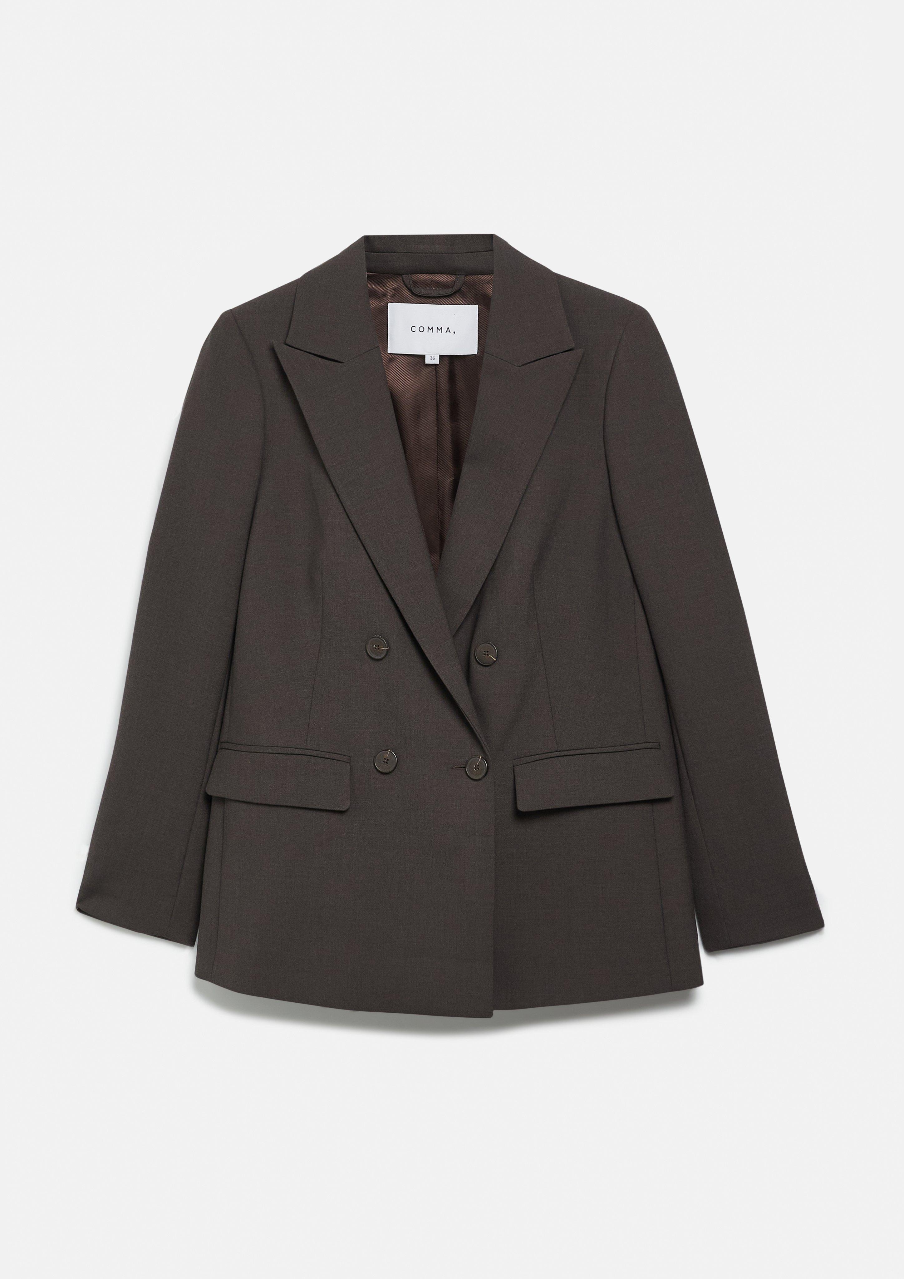Indoor blazer in brown by COMMA
