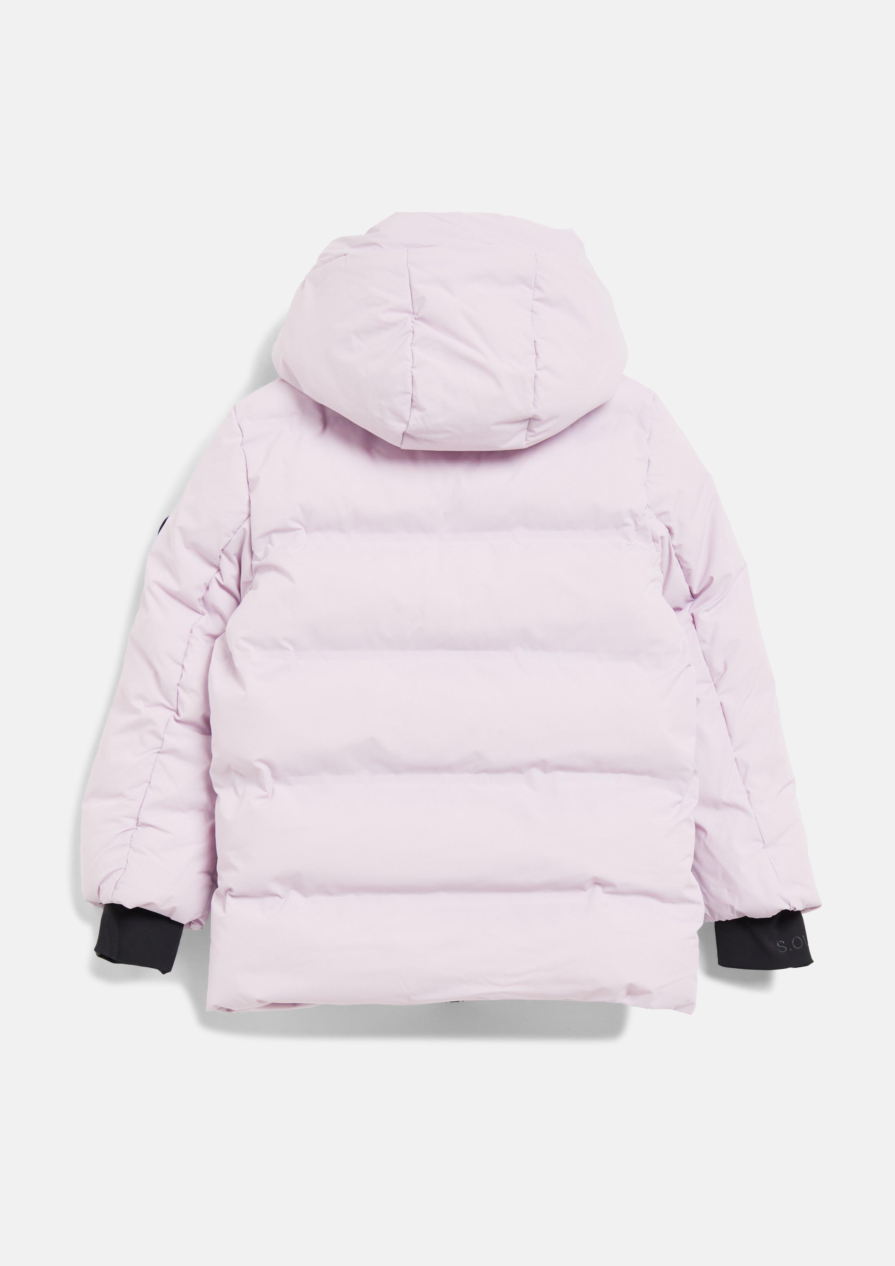 Kinder Unisex Outdoor-Jacke mit Fleece-Futter / wasserabweisend in lila von s.Oliver