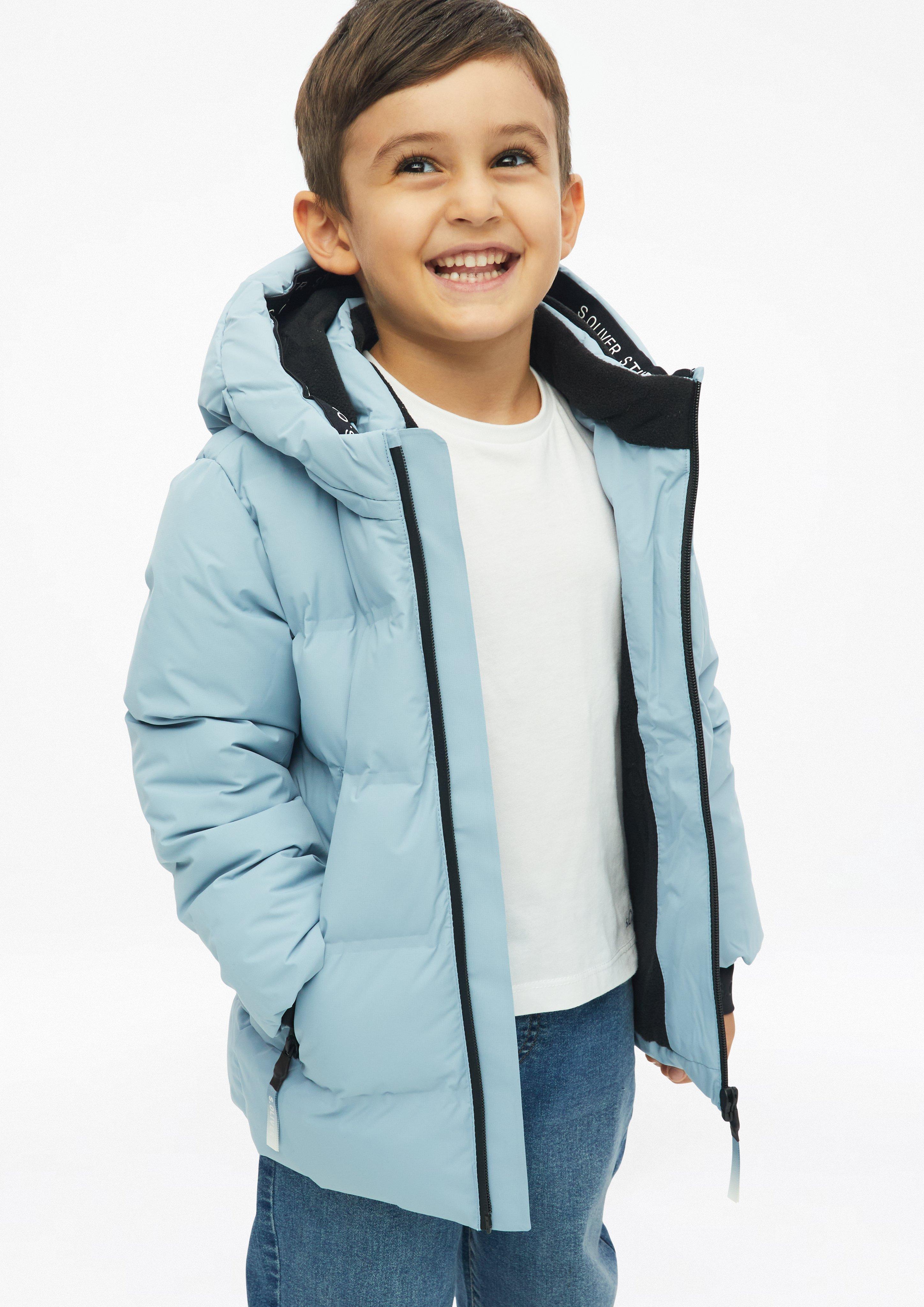 Deti Outdoorová unisex bunda s flísovou podšívkou/vodoodpudivá vo farbe modrá od s.Oliver