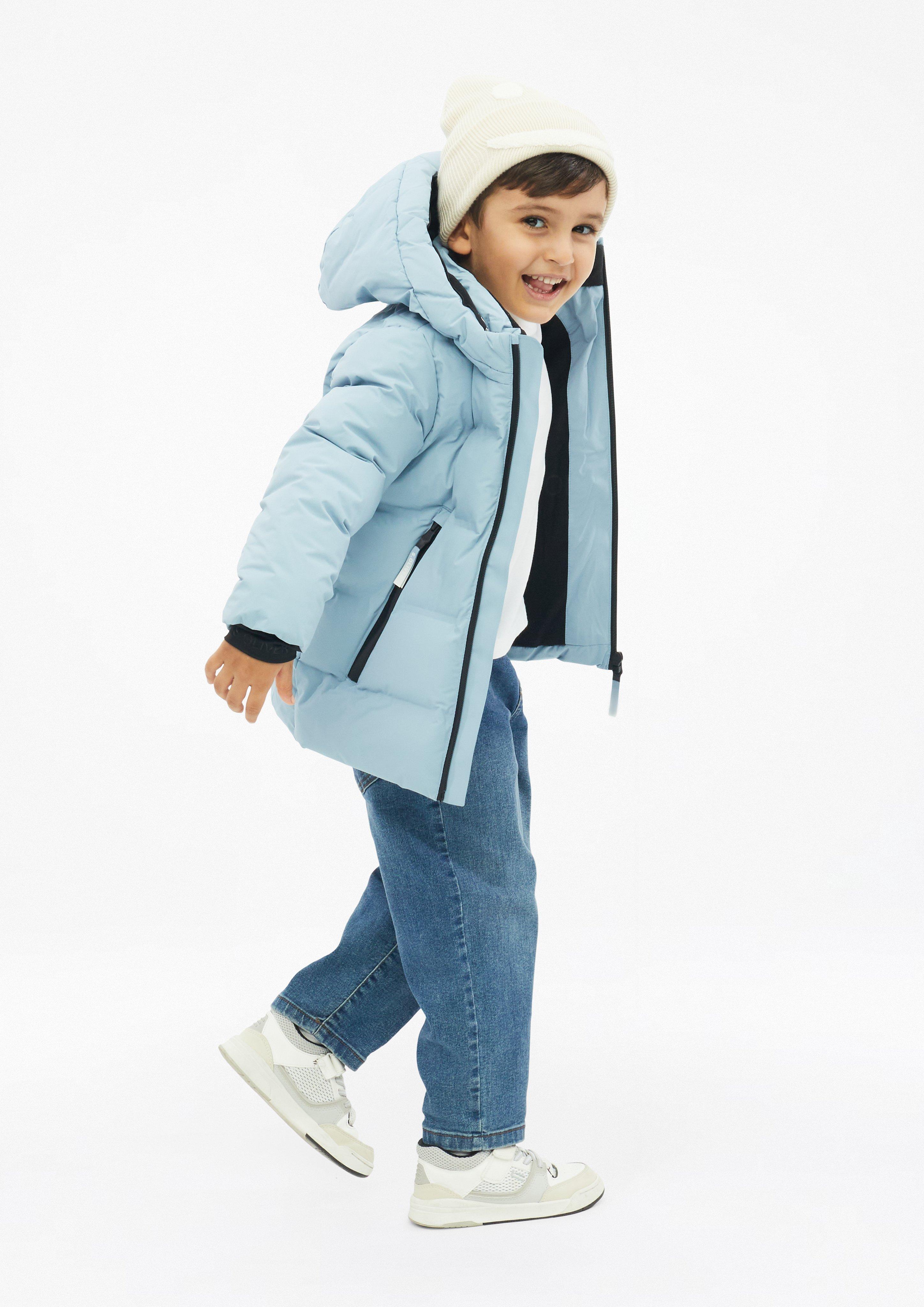 Deti Outdoorová unisex bunda s flísovou podšívkou/vodoodpudivá vo farbe modrá od s.Oliver