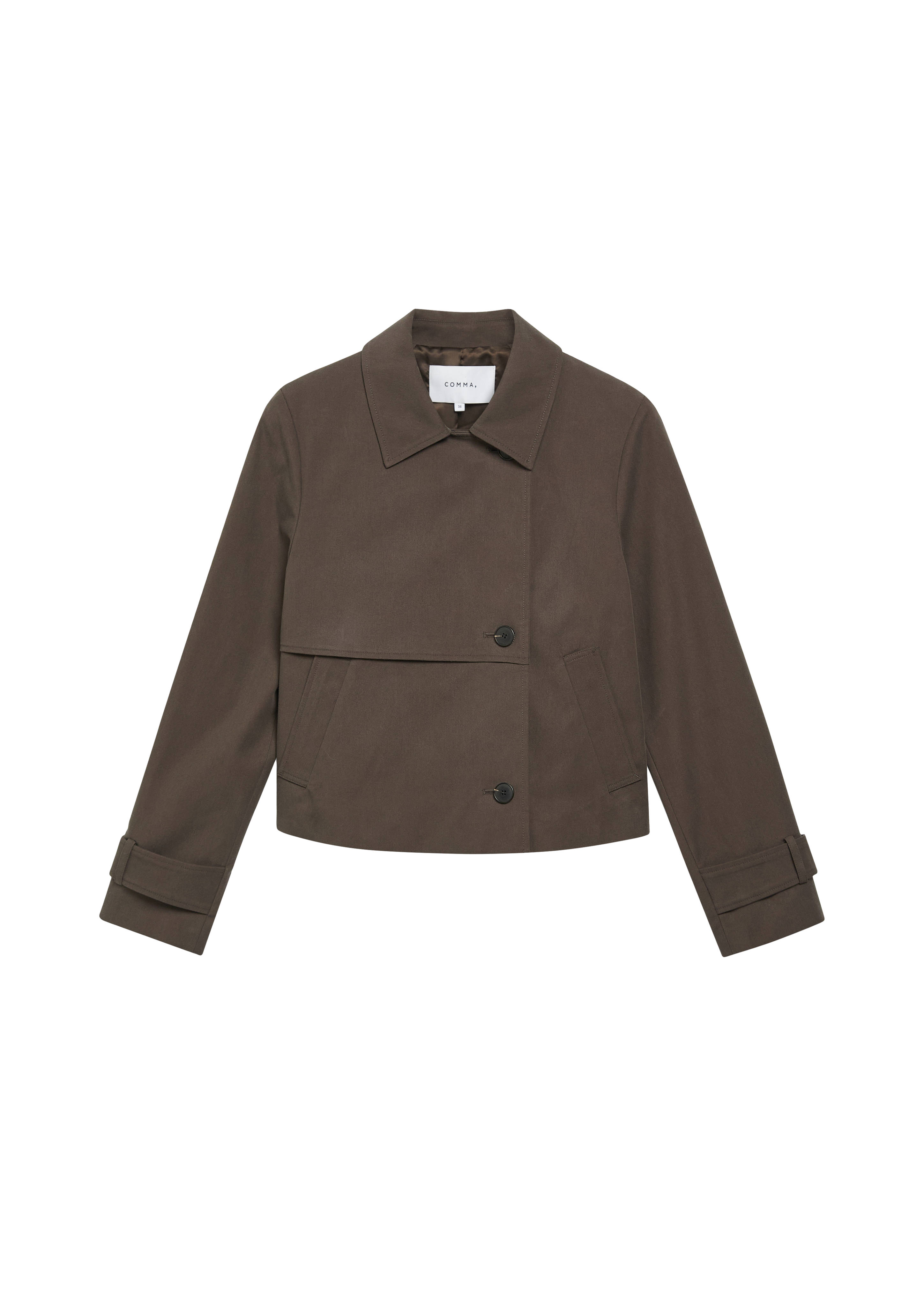 Trench-Jacke aus Lyocellmix