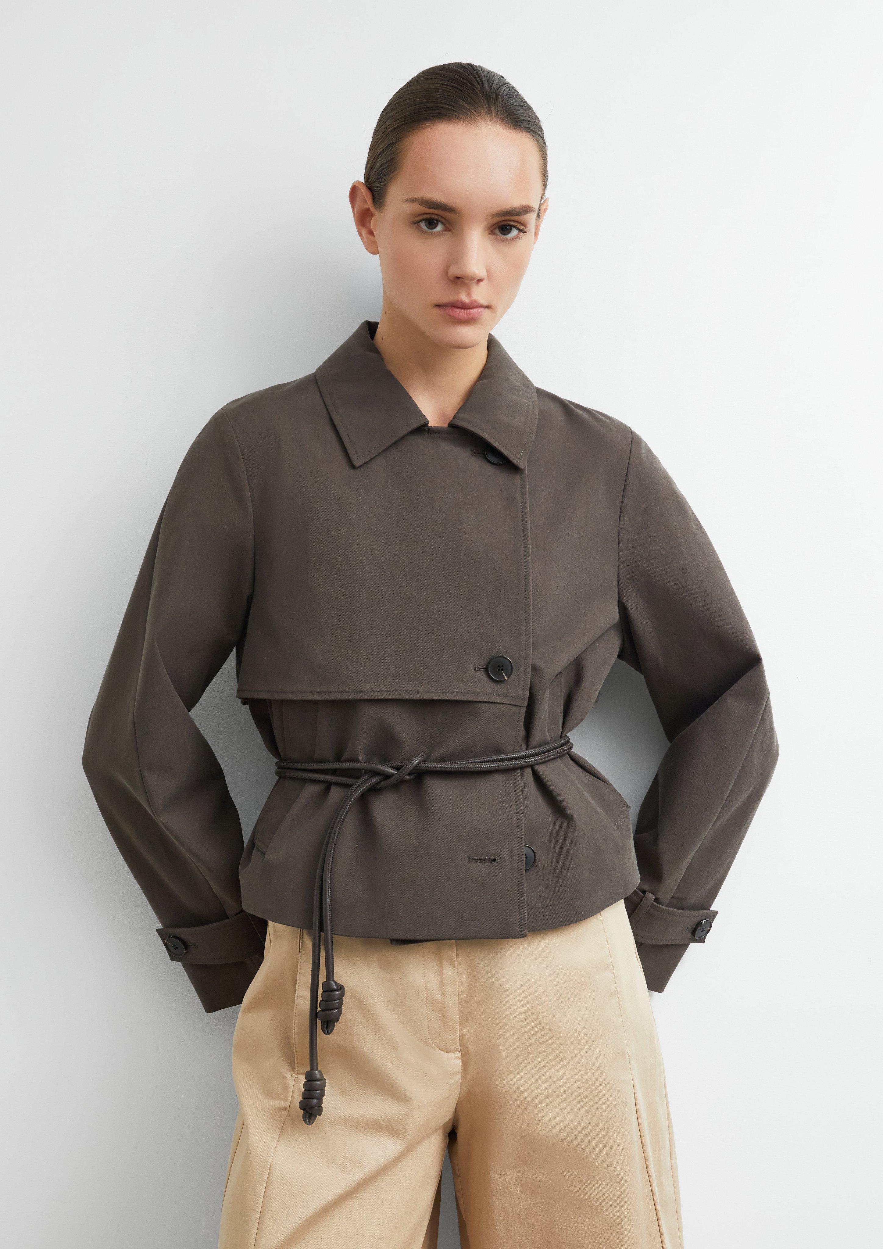 Indoor jacket in dark brown by COMMA
