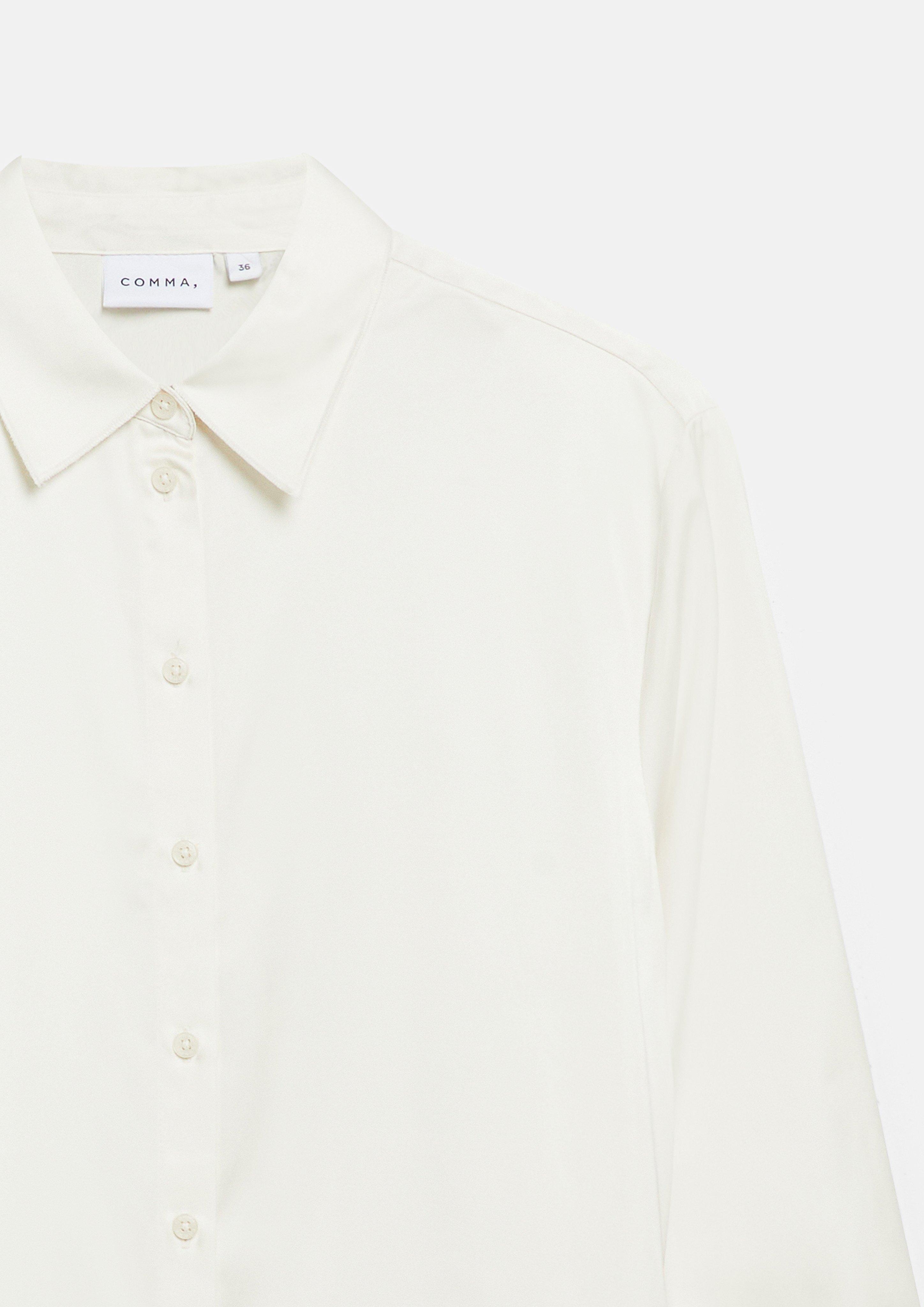 Bluse in weiß von COMMA