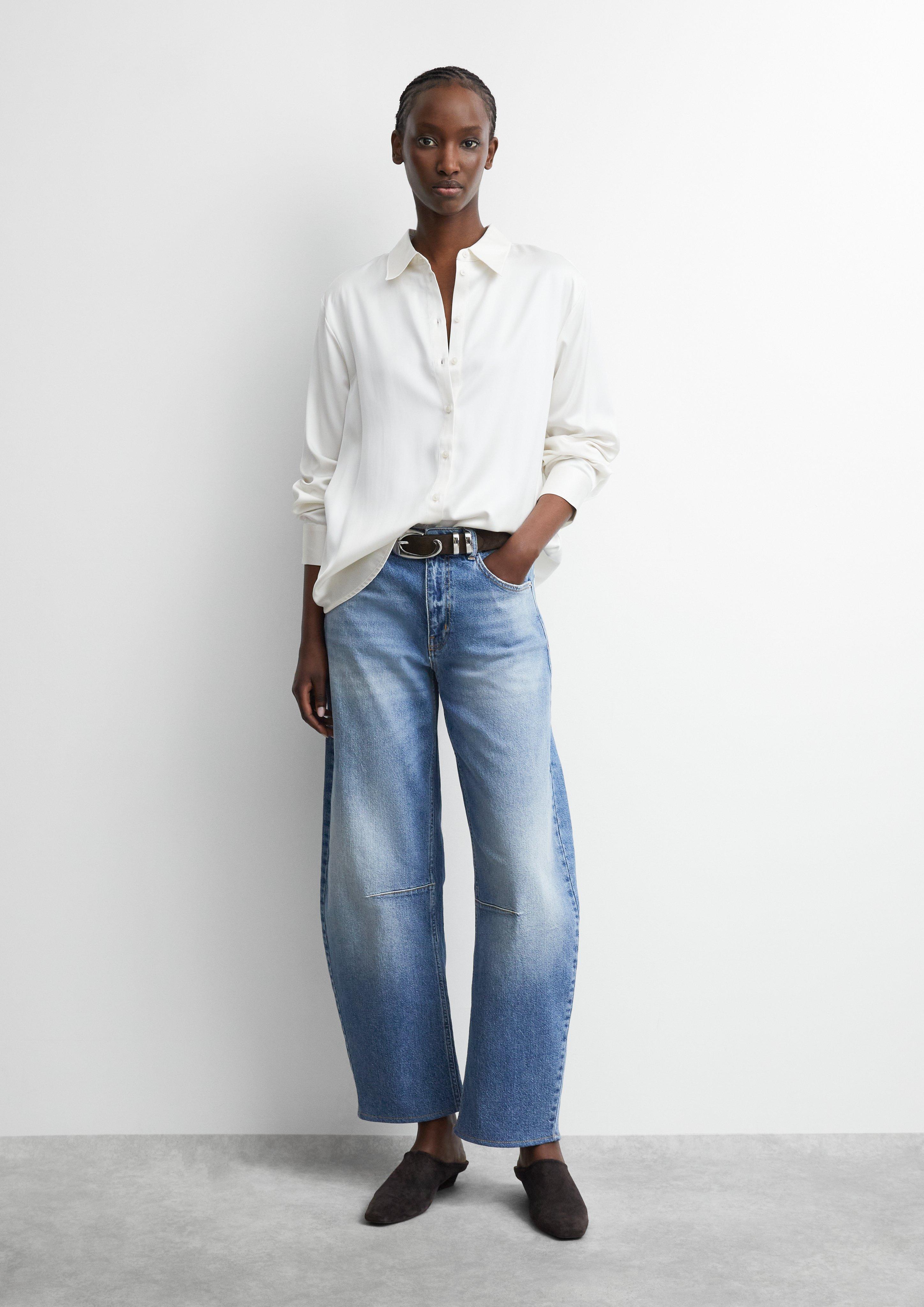 Bluse in weiß von COMMA