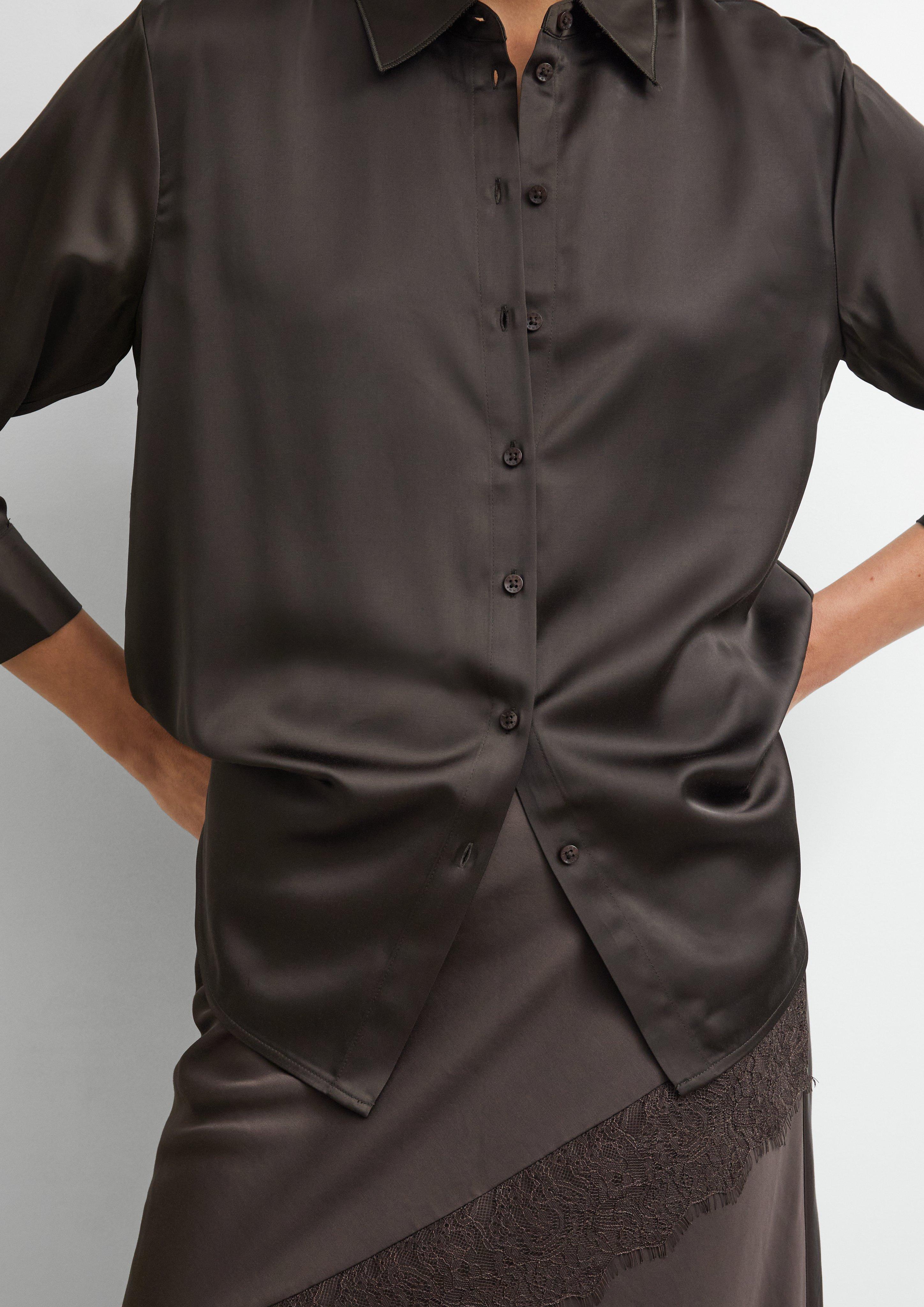 Bluse in braun von COMMA