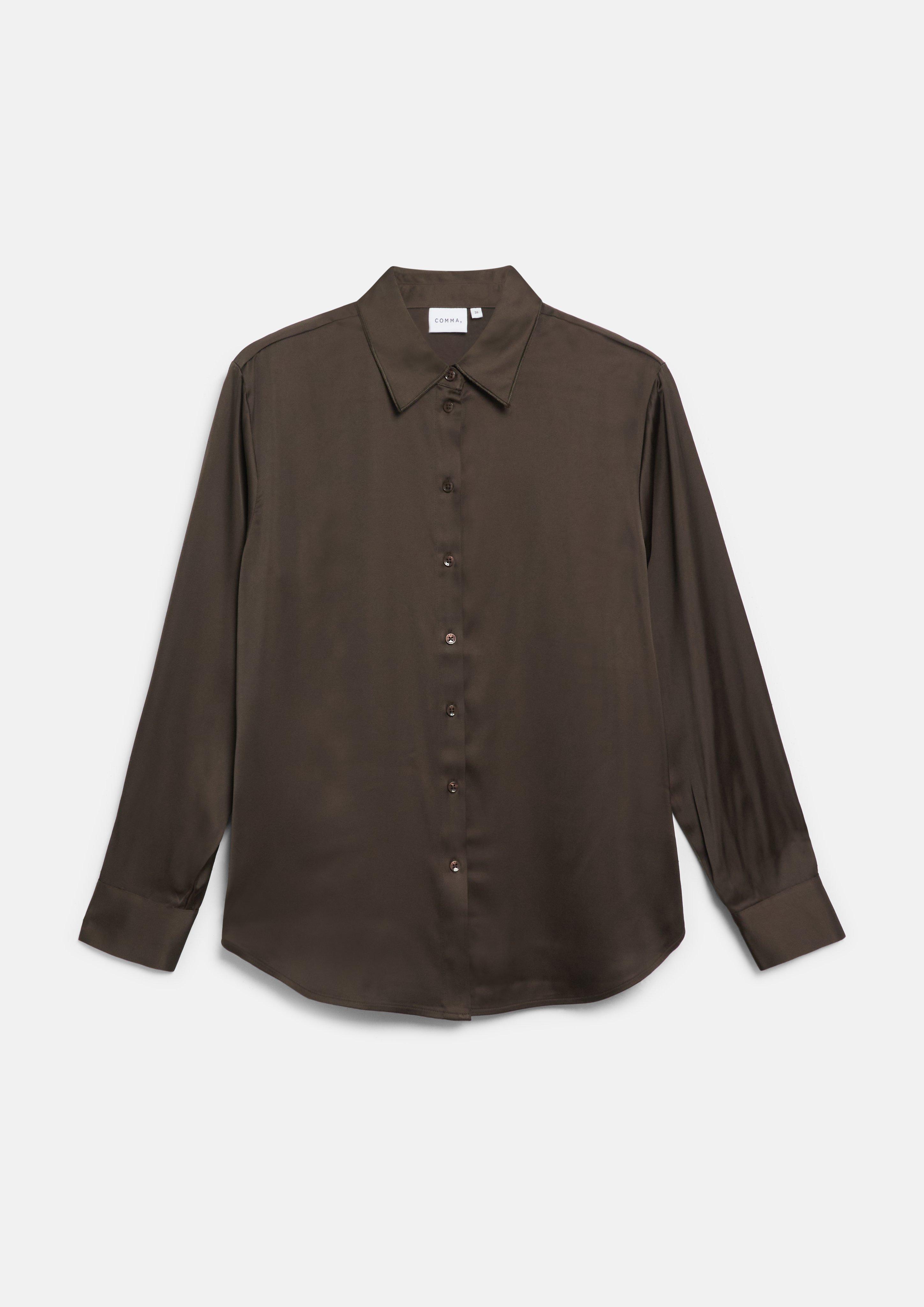 Bluse in braun von COMMA