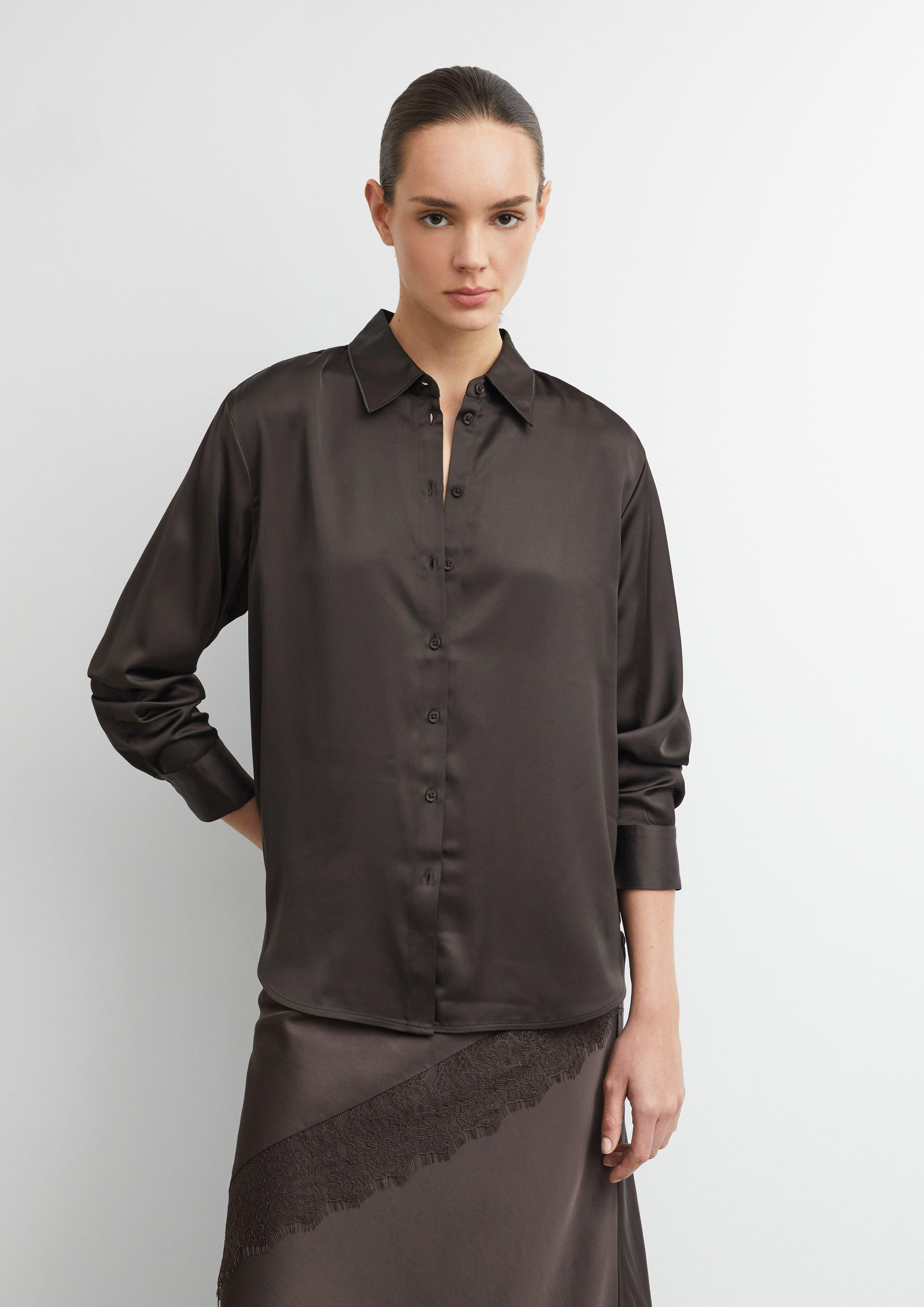 Bluse in braun von COMMA