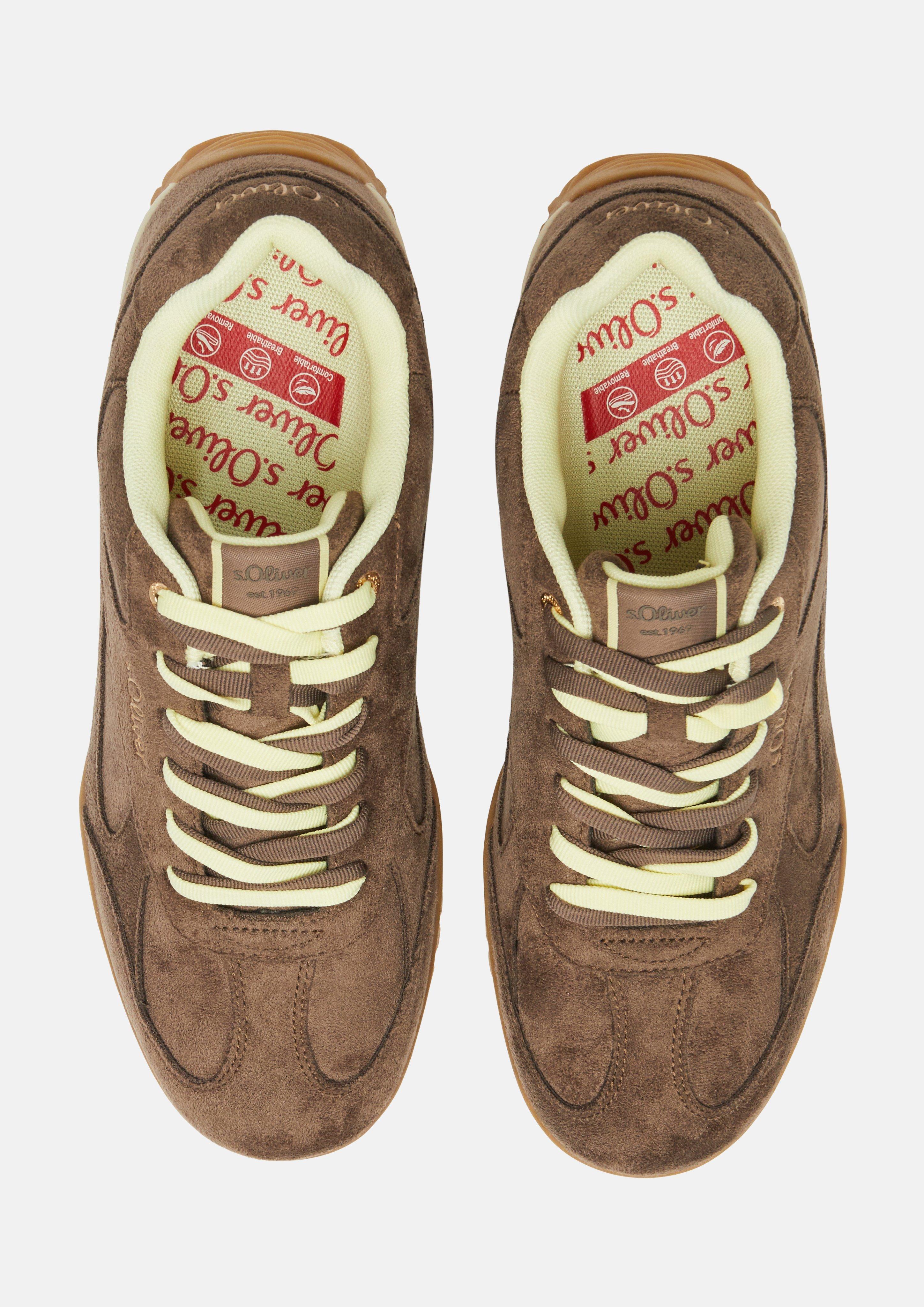 Femmes Sneakers en brun de s.Oliver