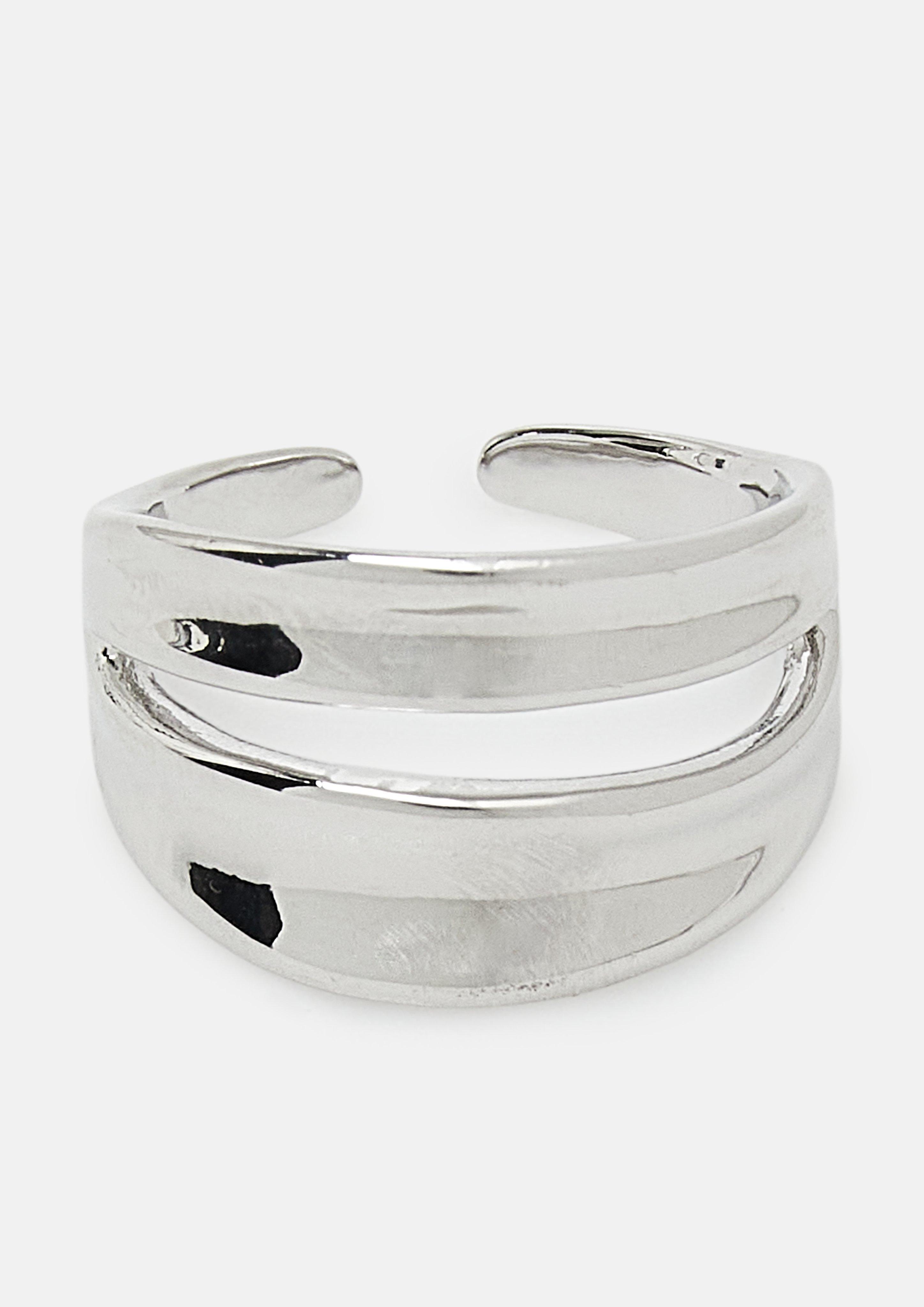 Mode Ring in silber von COMMA