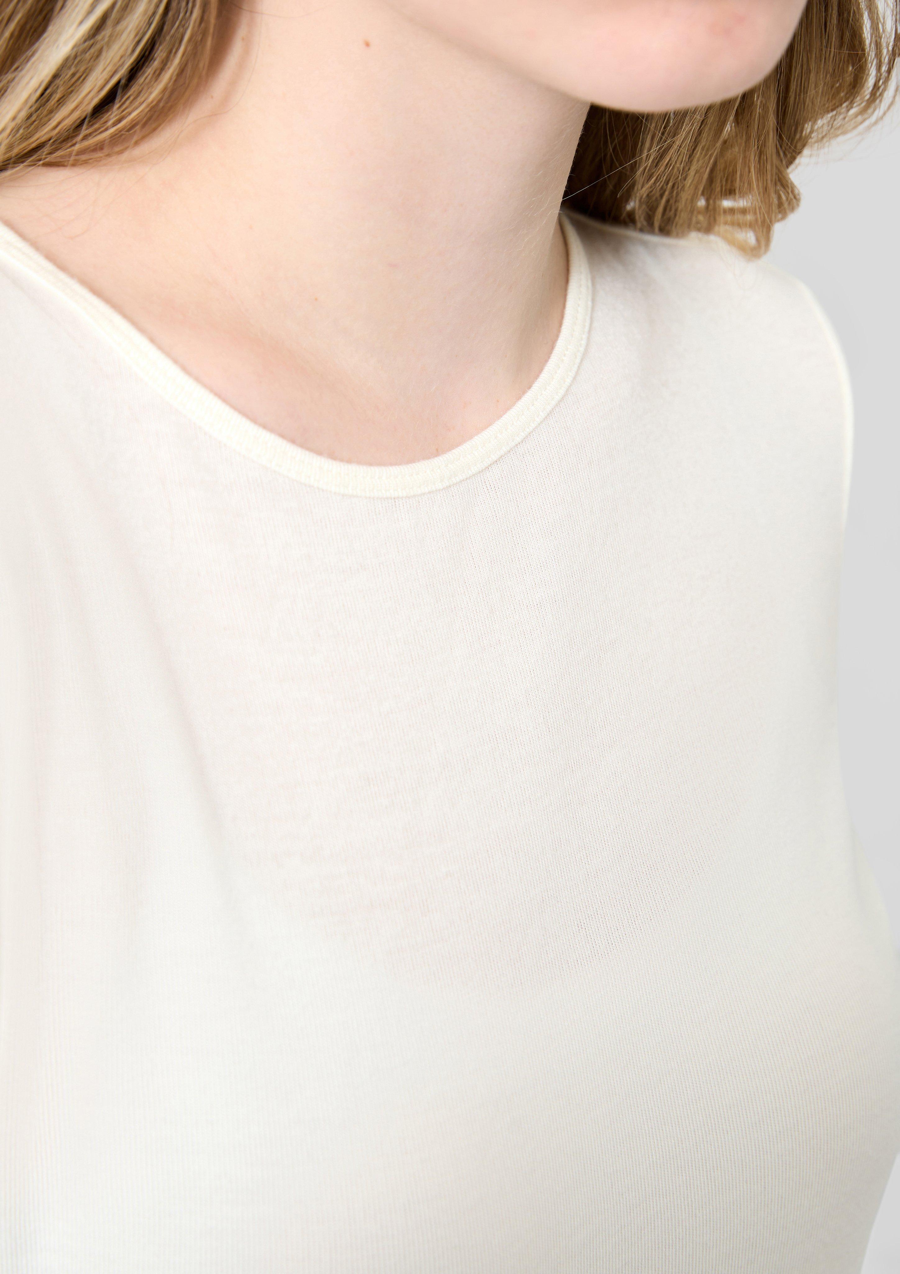 Femmes T-shirt en crème de QS