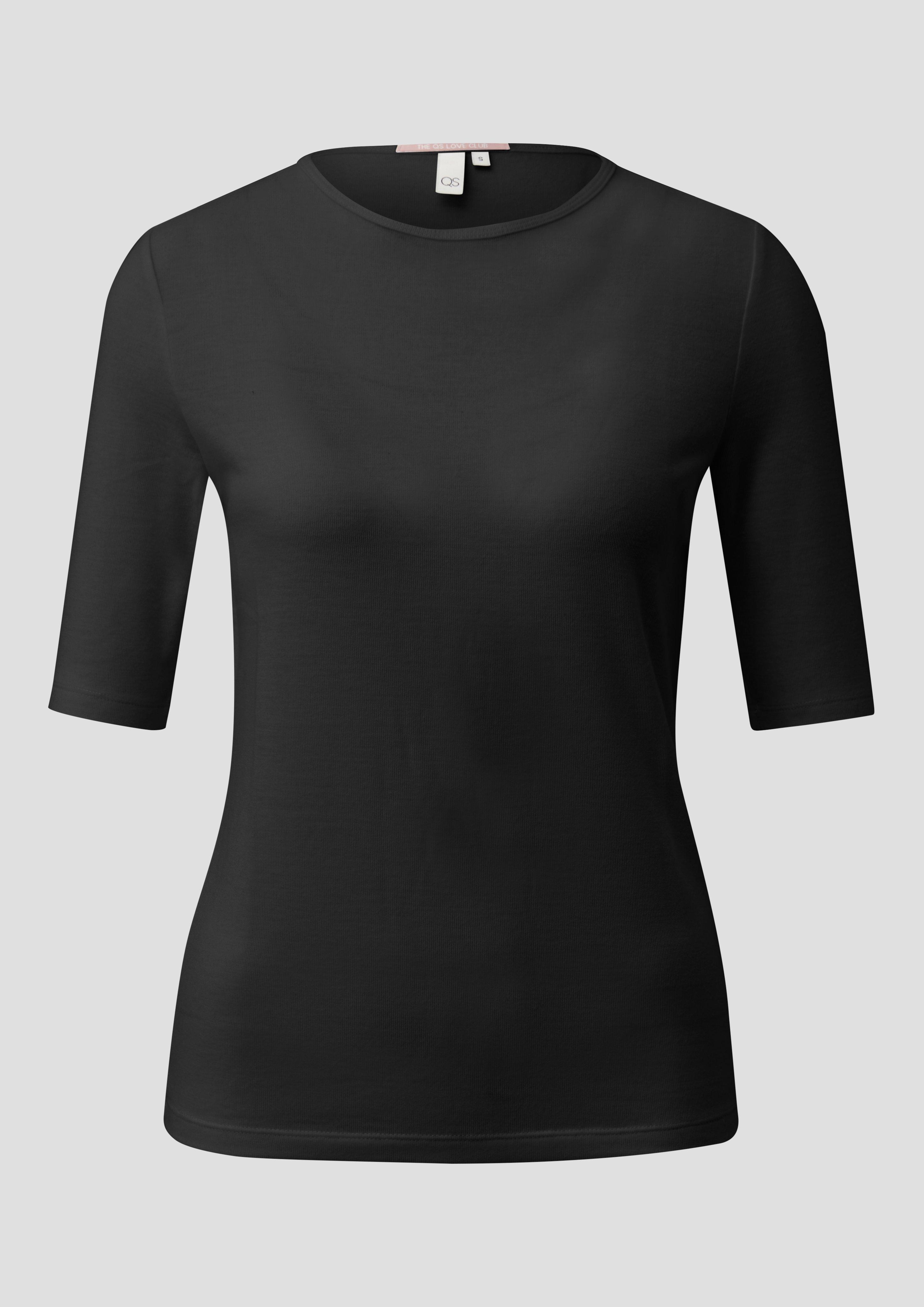 Femmes T-shirt en noir de QS