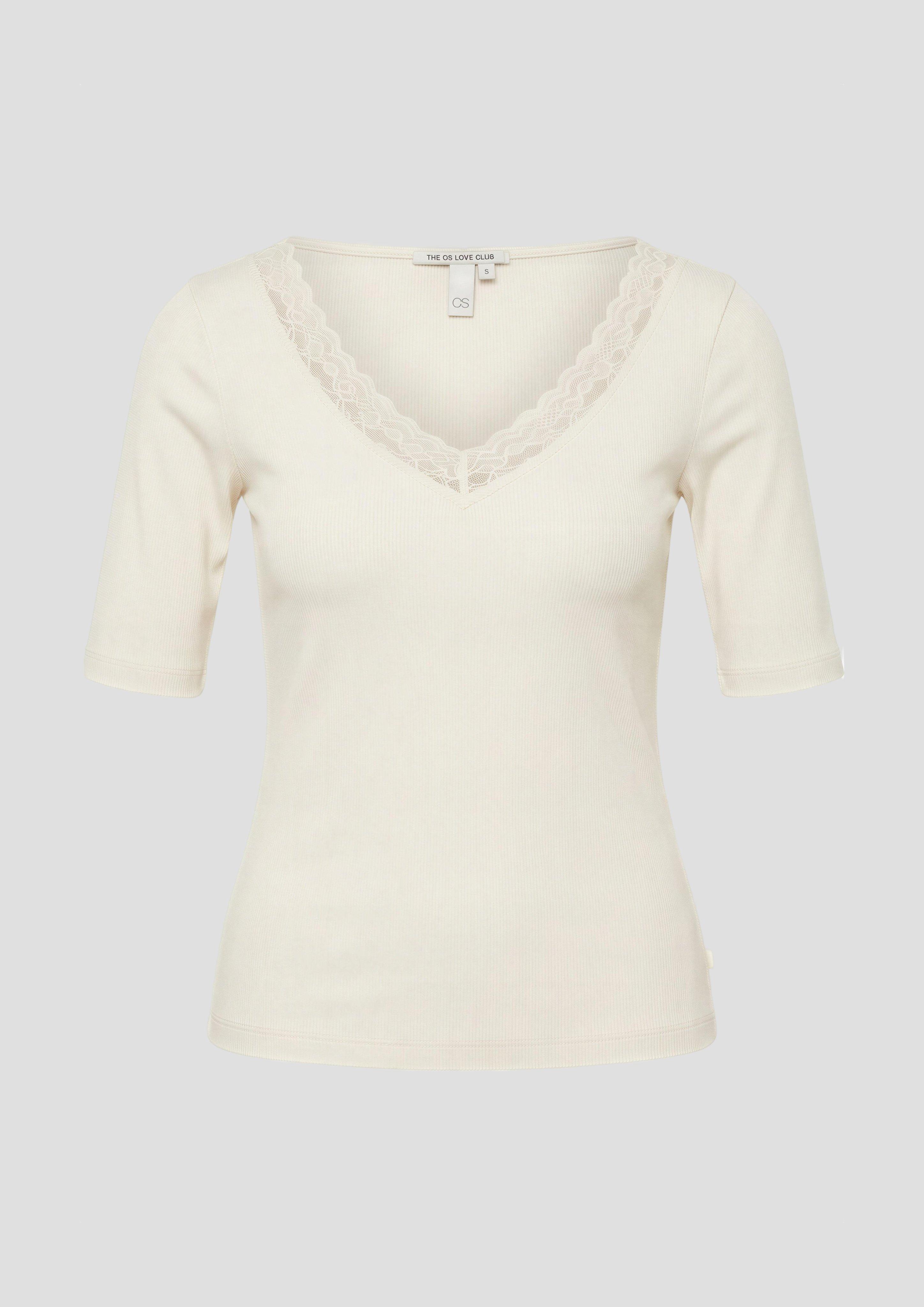 Damen T-Shirt in beige von QS