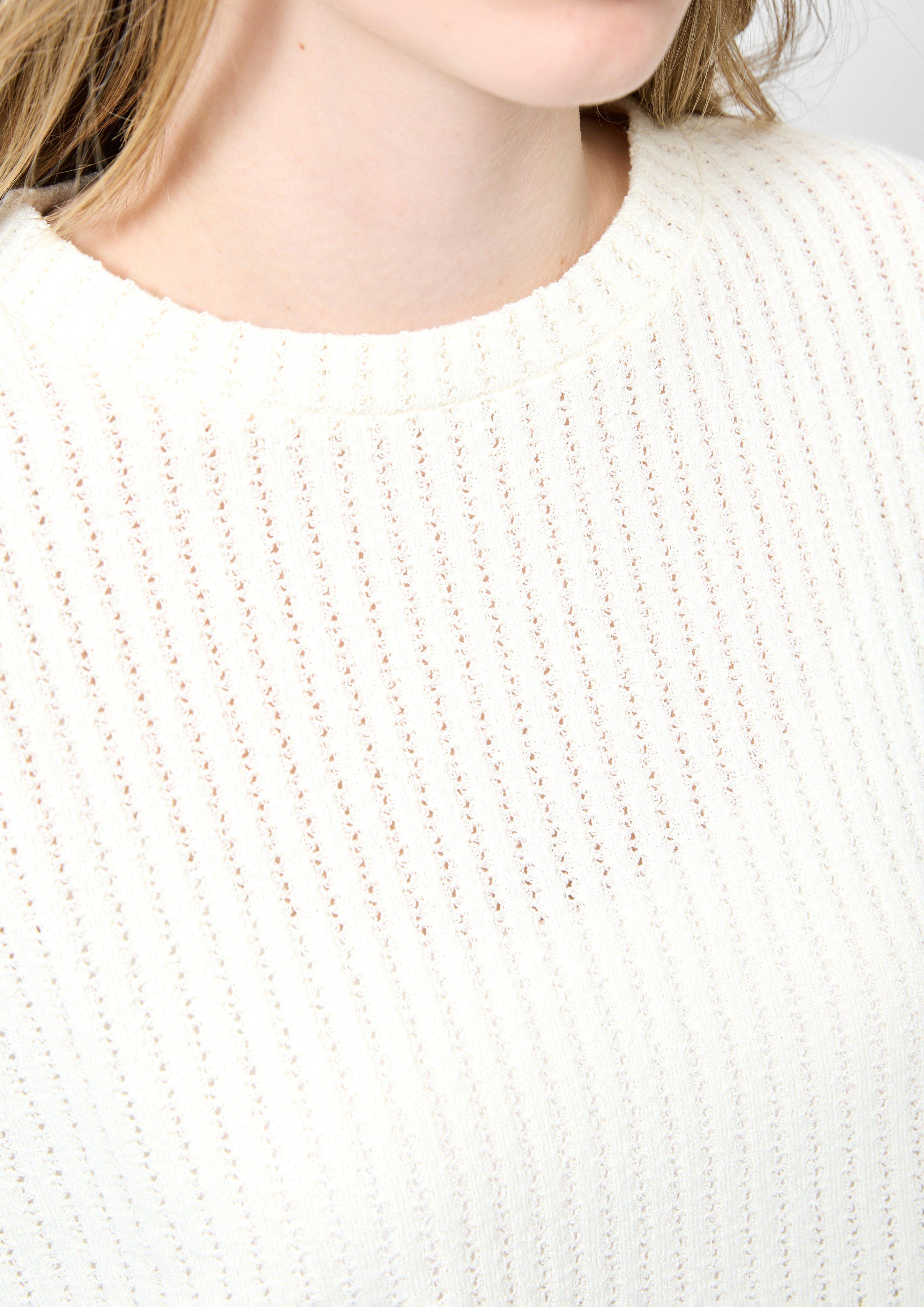 Femmes T-Shirt en crème de QS