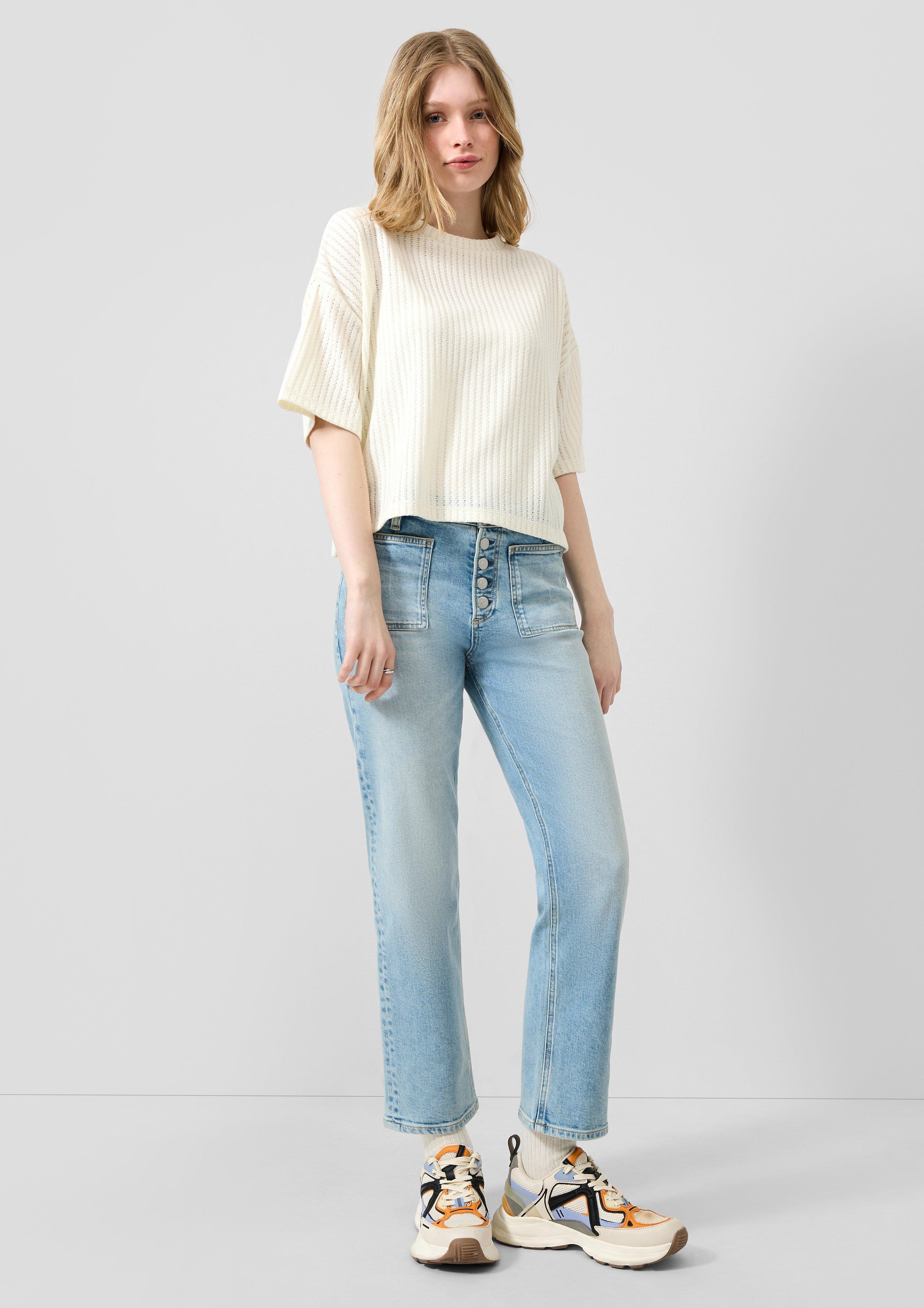 Femmes T-Shirt en crème de QS