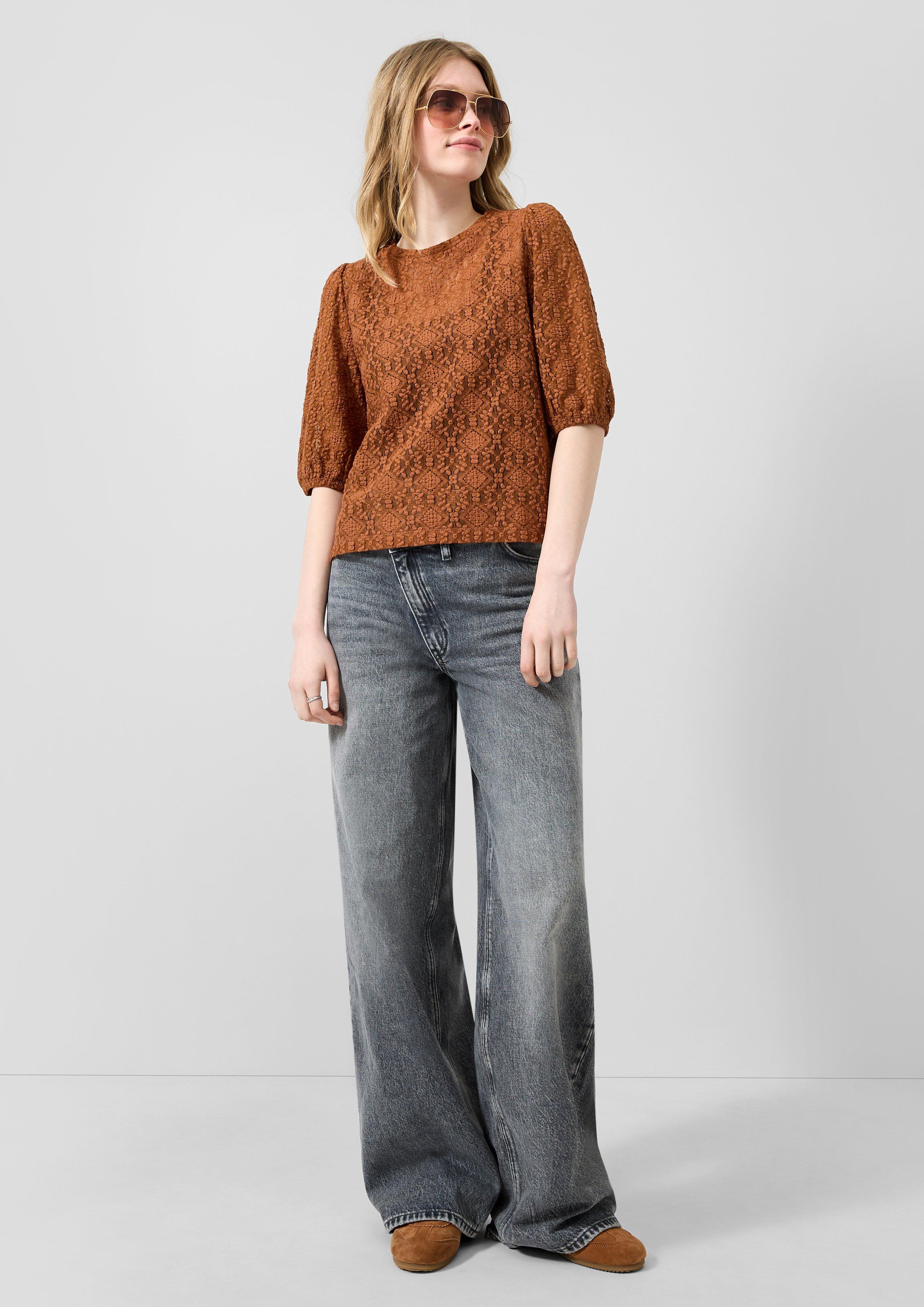 Damen T-Shirt in braun von QS