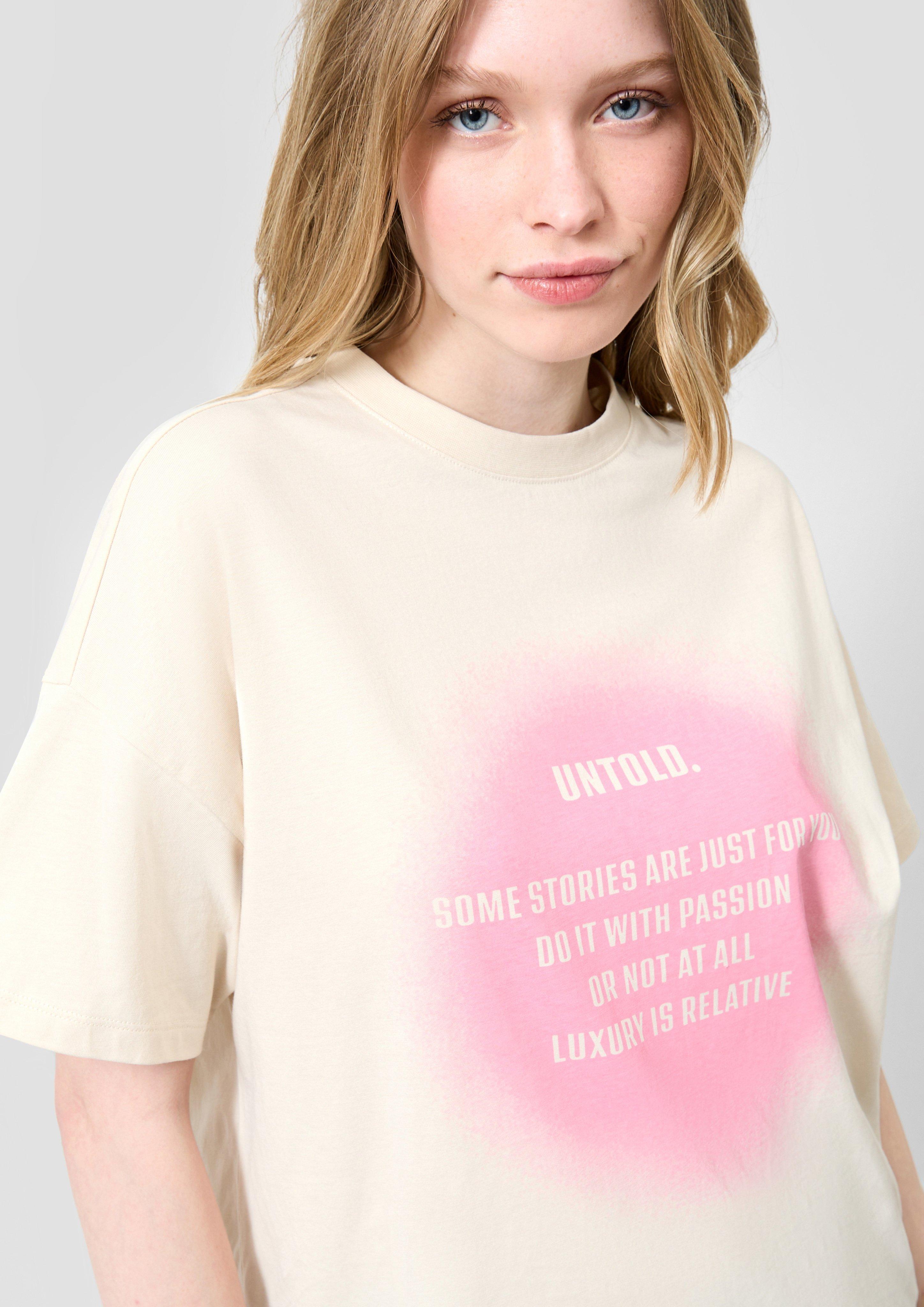 Damen T-Shirt in beige von QS