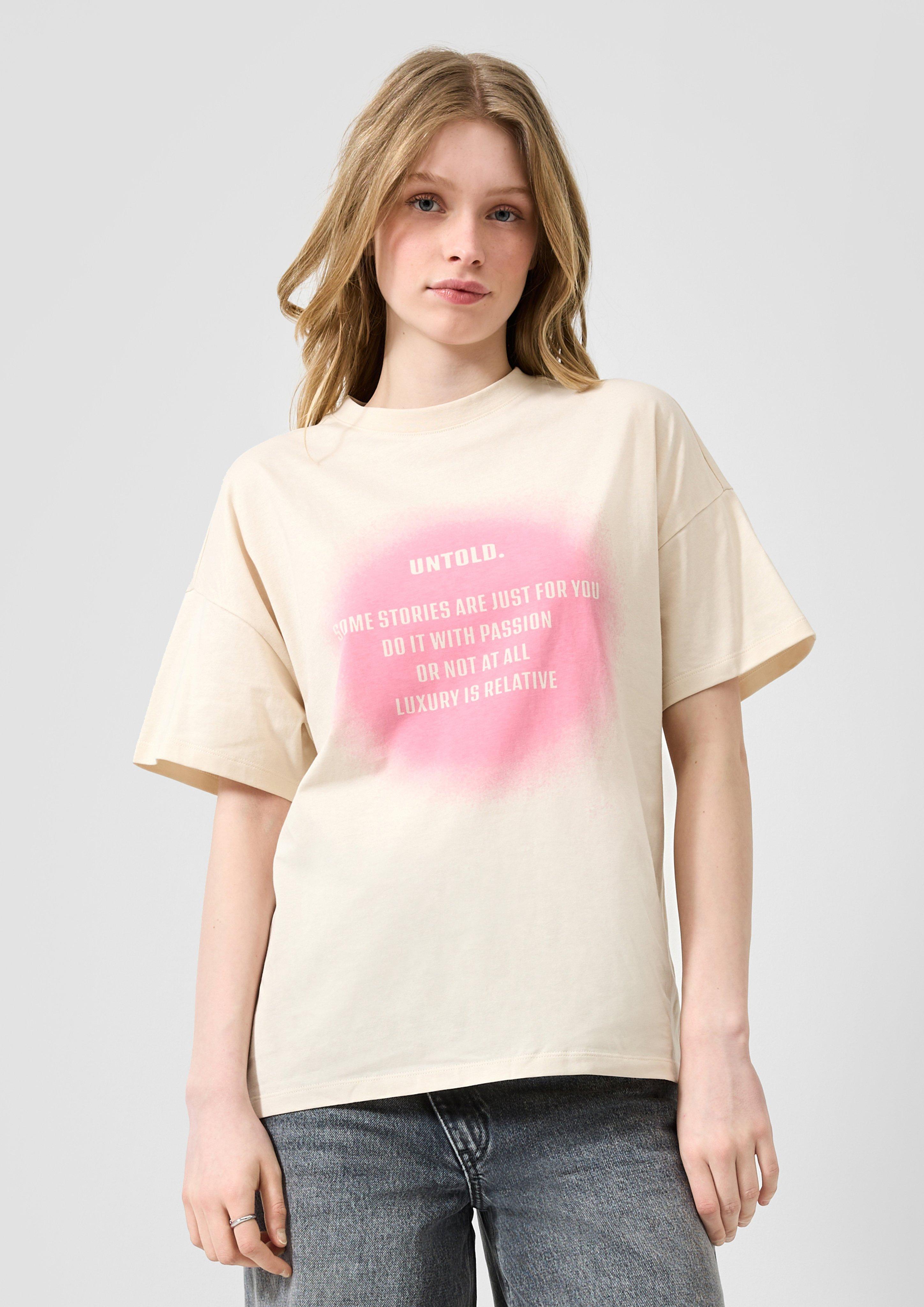 Damen T-Shirt in beige von QS