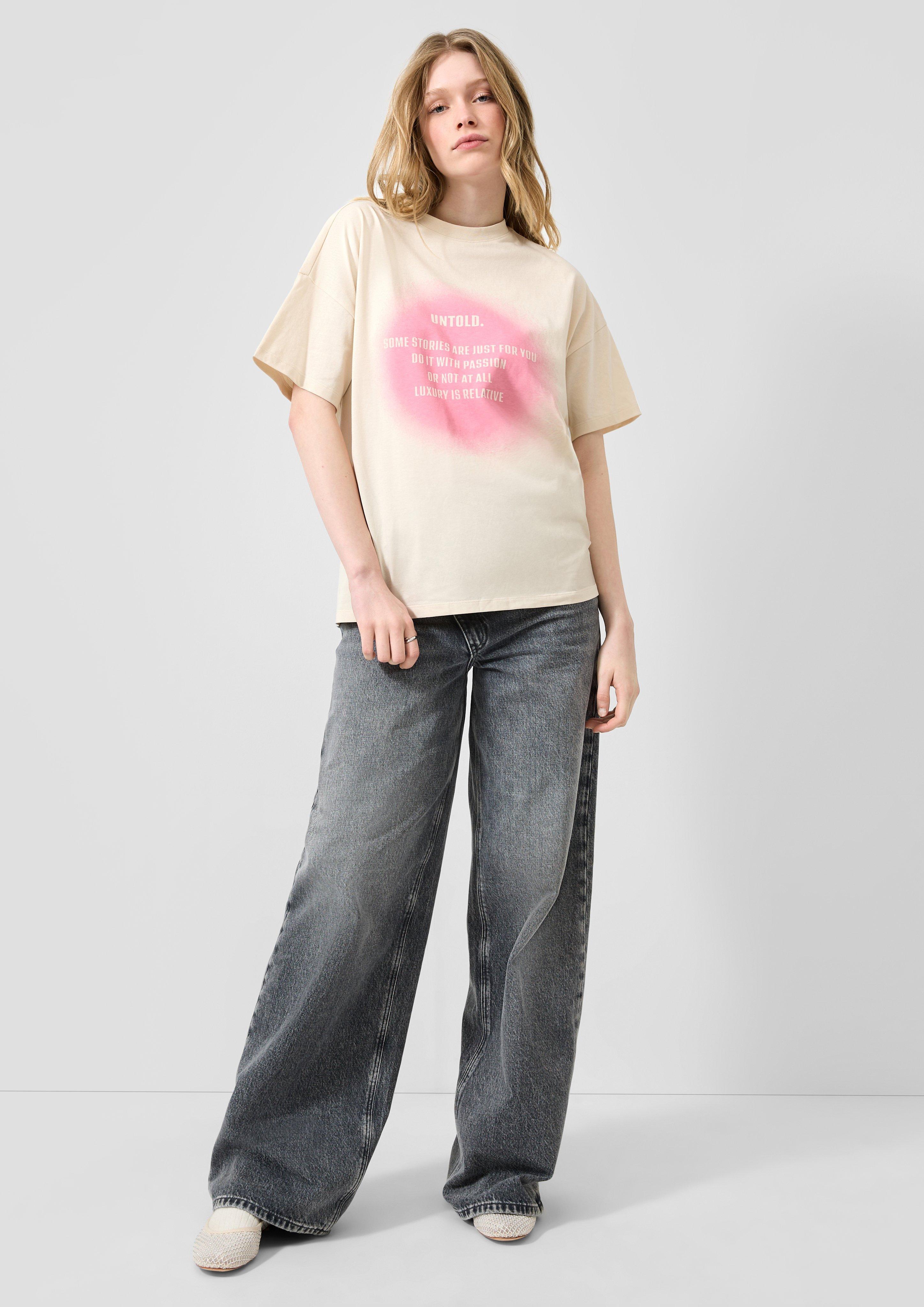 Damen T-Shirt in beige von QS