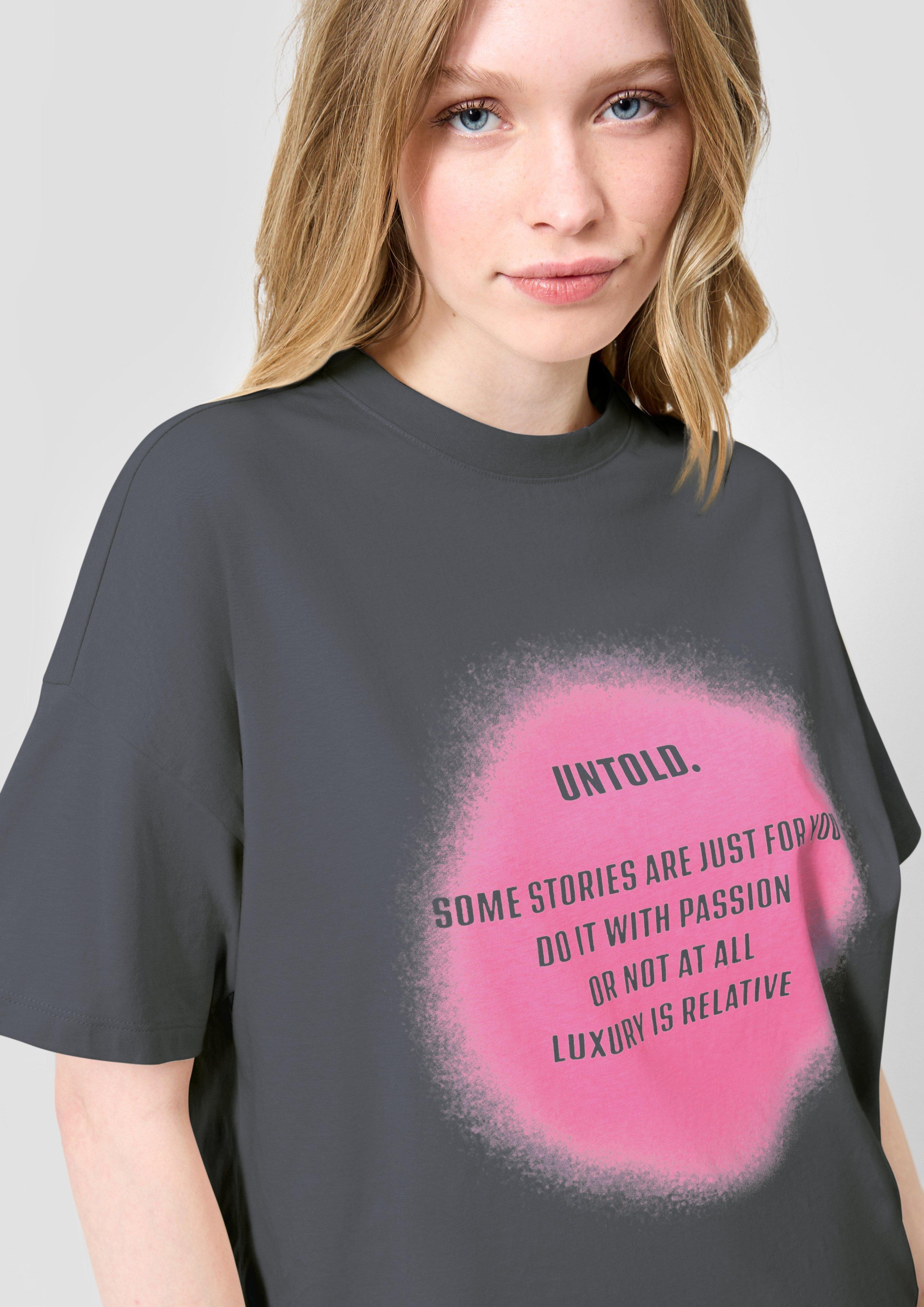 Damen T-Shirt in grau von QS