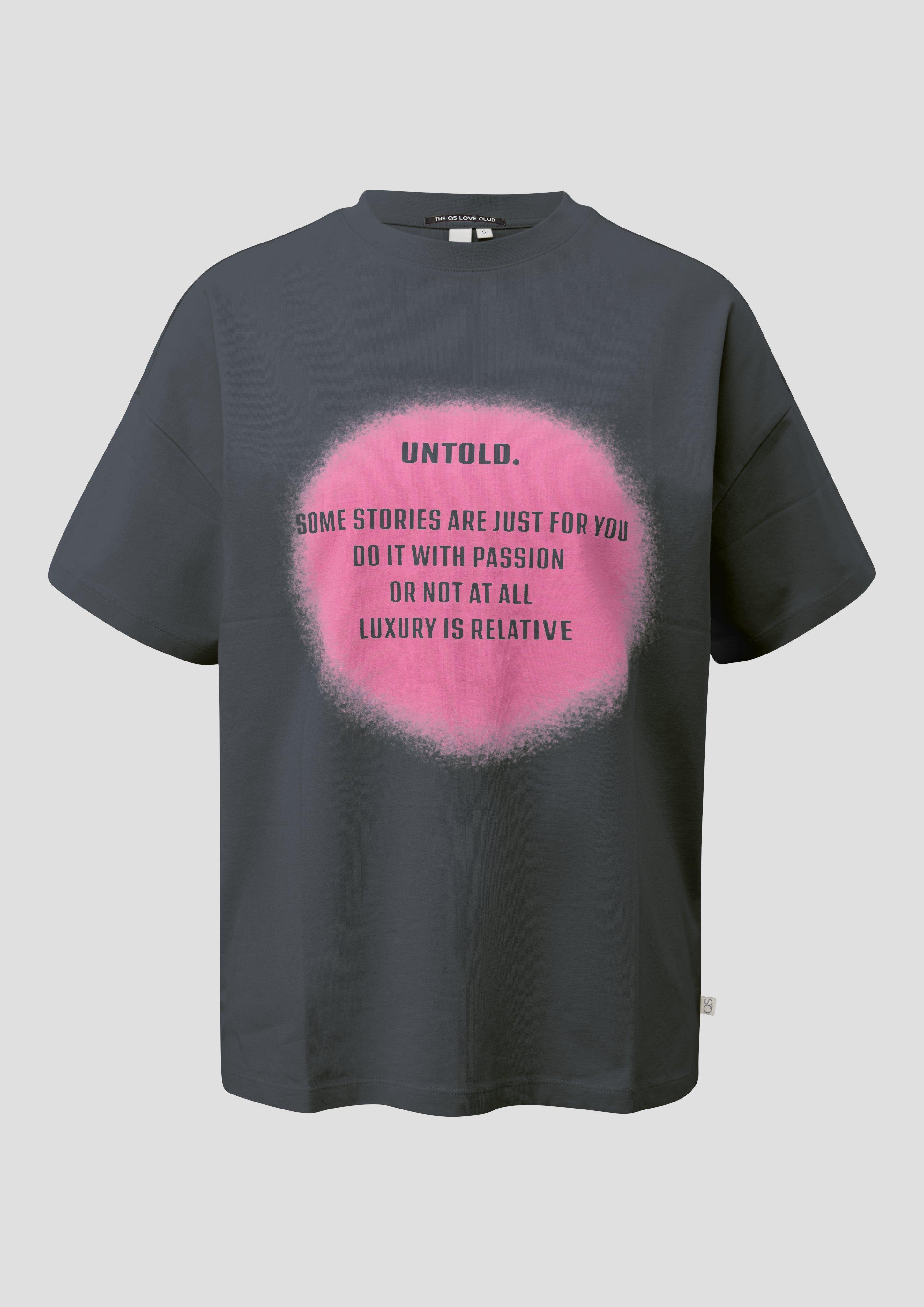 Damen T-Shirt in grau von QS