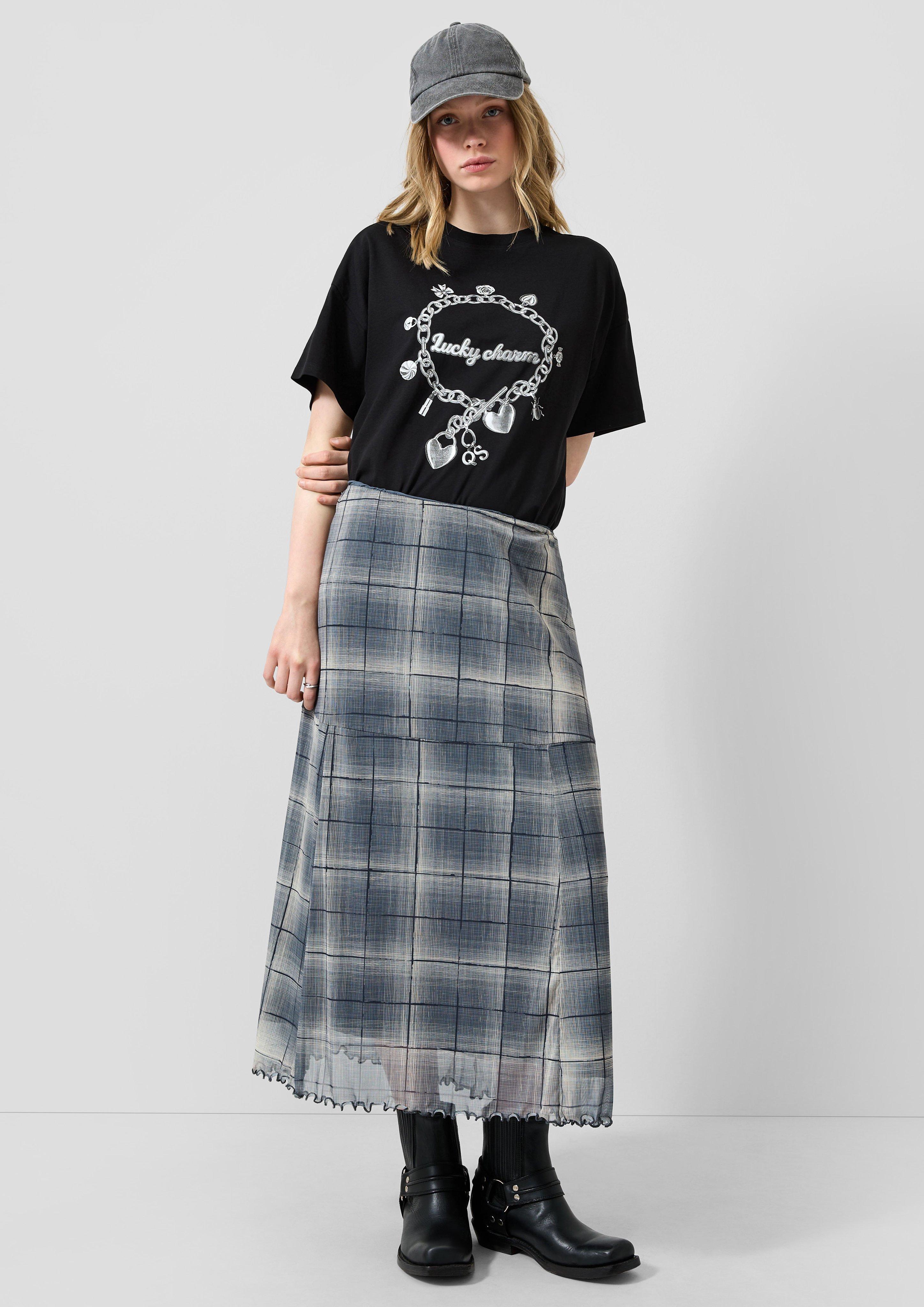Damen T-Shirt in schwarz von QS