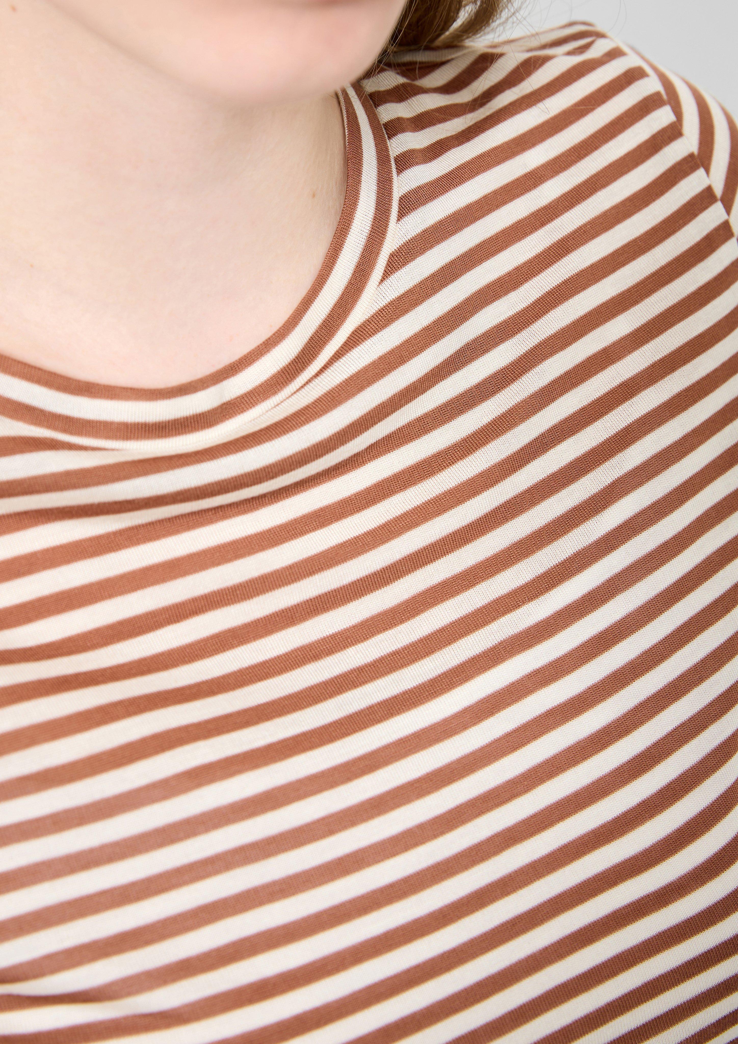 Dames T-shirt in beige van QS