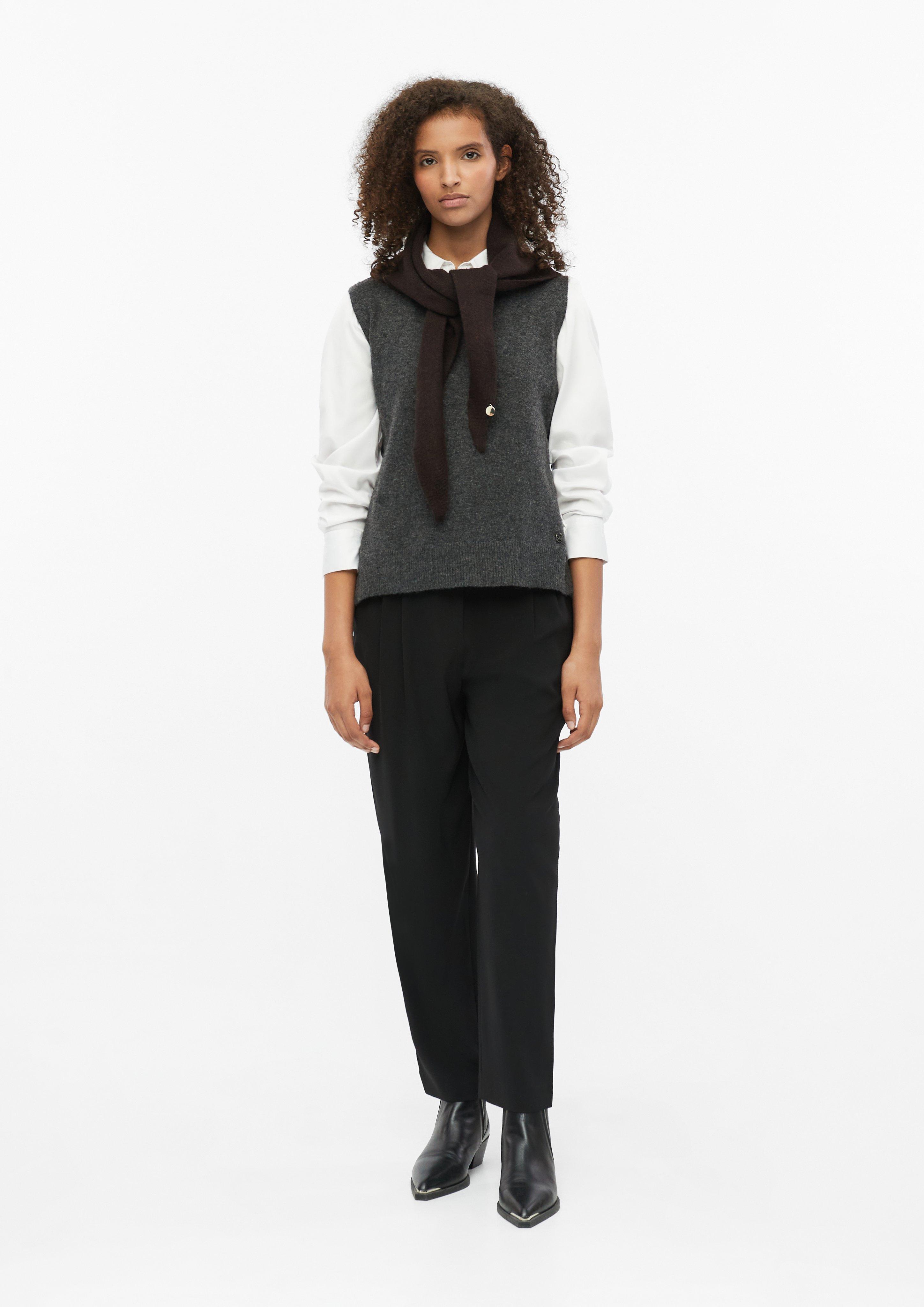 Femmes Écharpe triangulaire tricotée en brun de s.Oliver BLACK LABEL