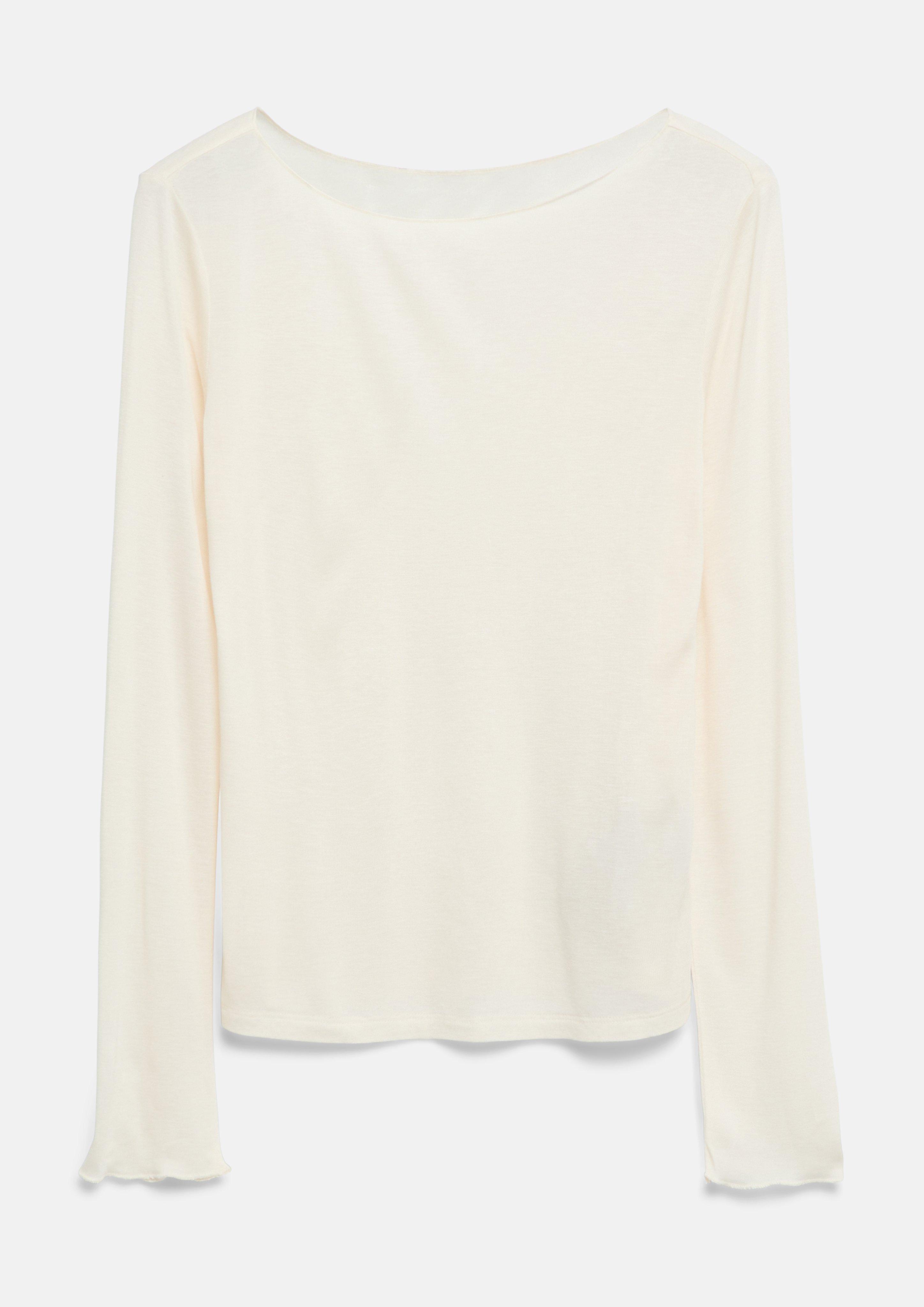 T-Shirt in creme von COMMA