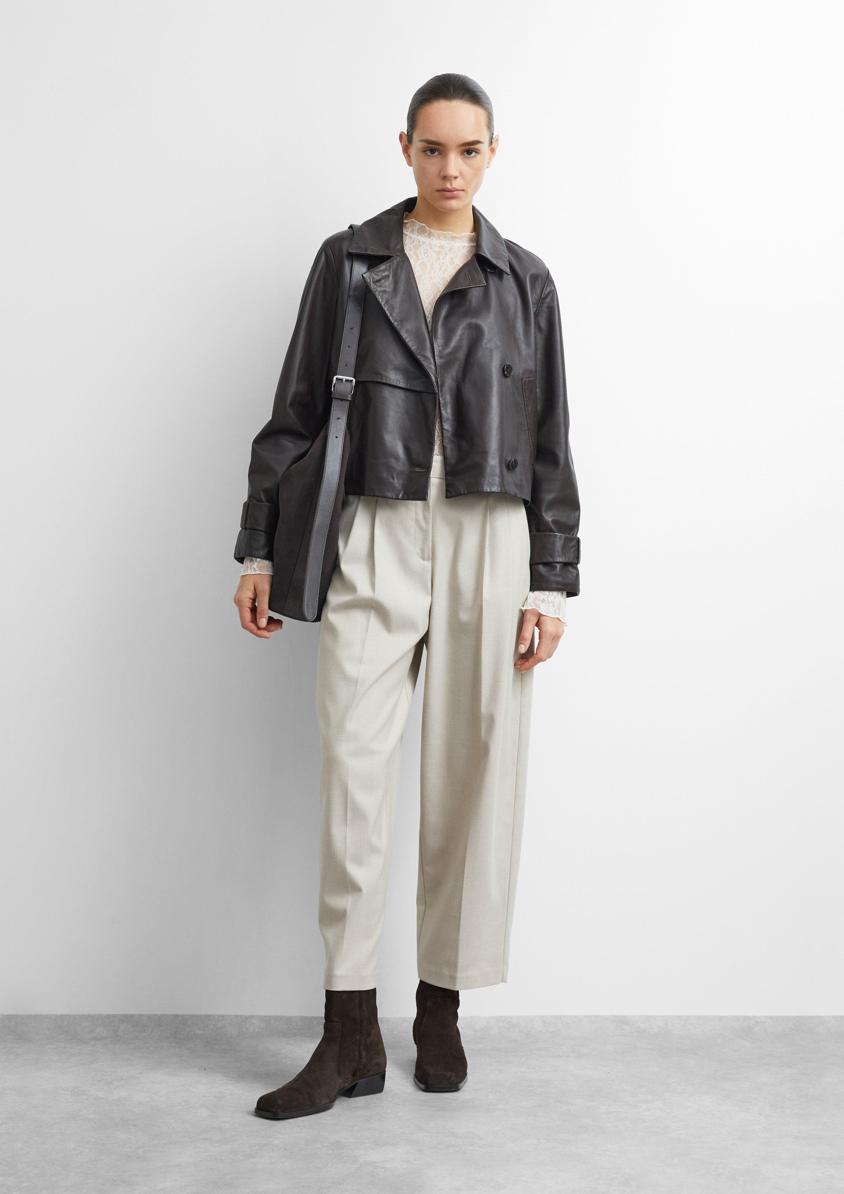 Veste d'intérieur en brun de COMMA