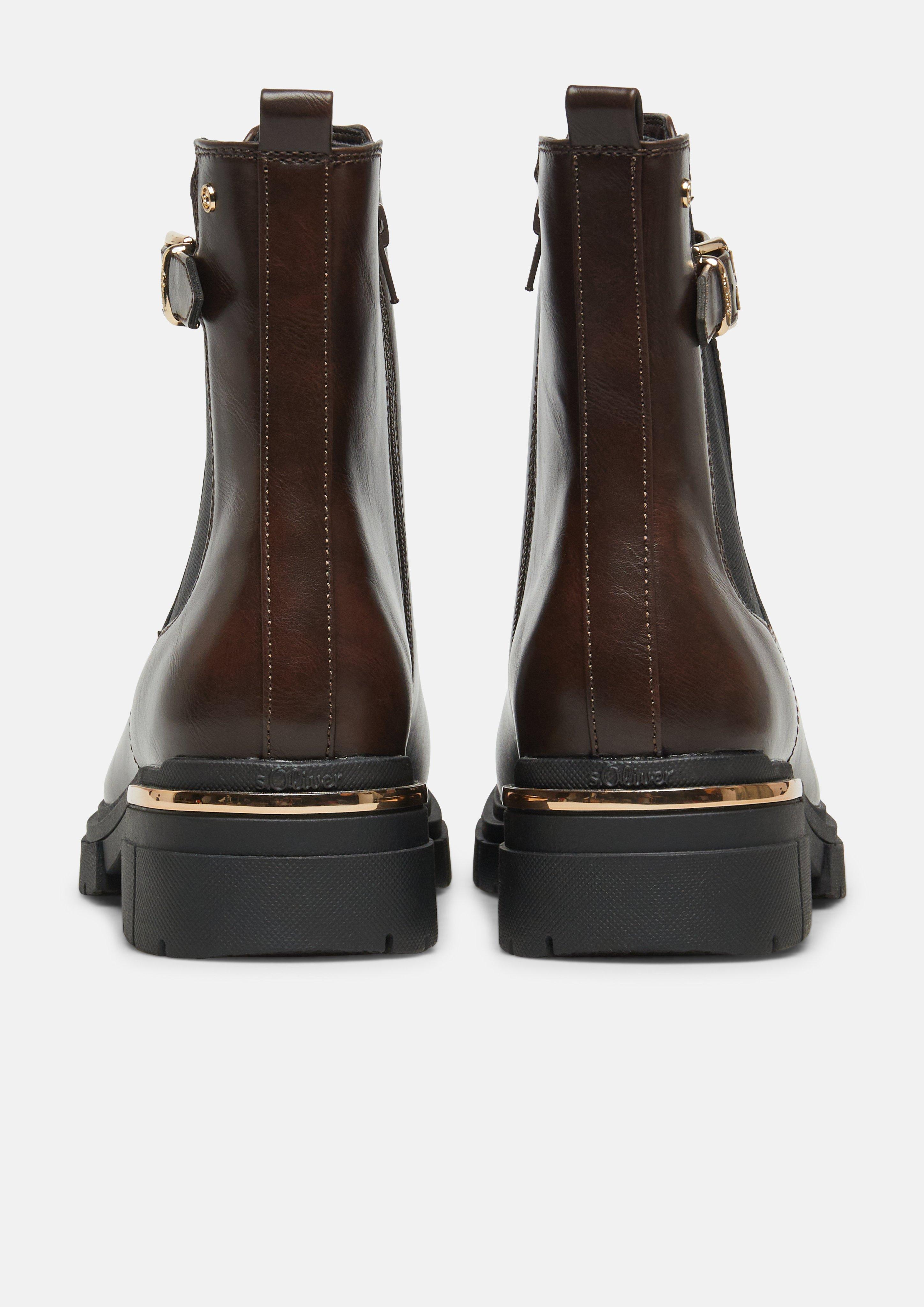 Femmes Bottines Chelsea en brun de s.Oliver