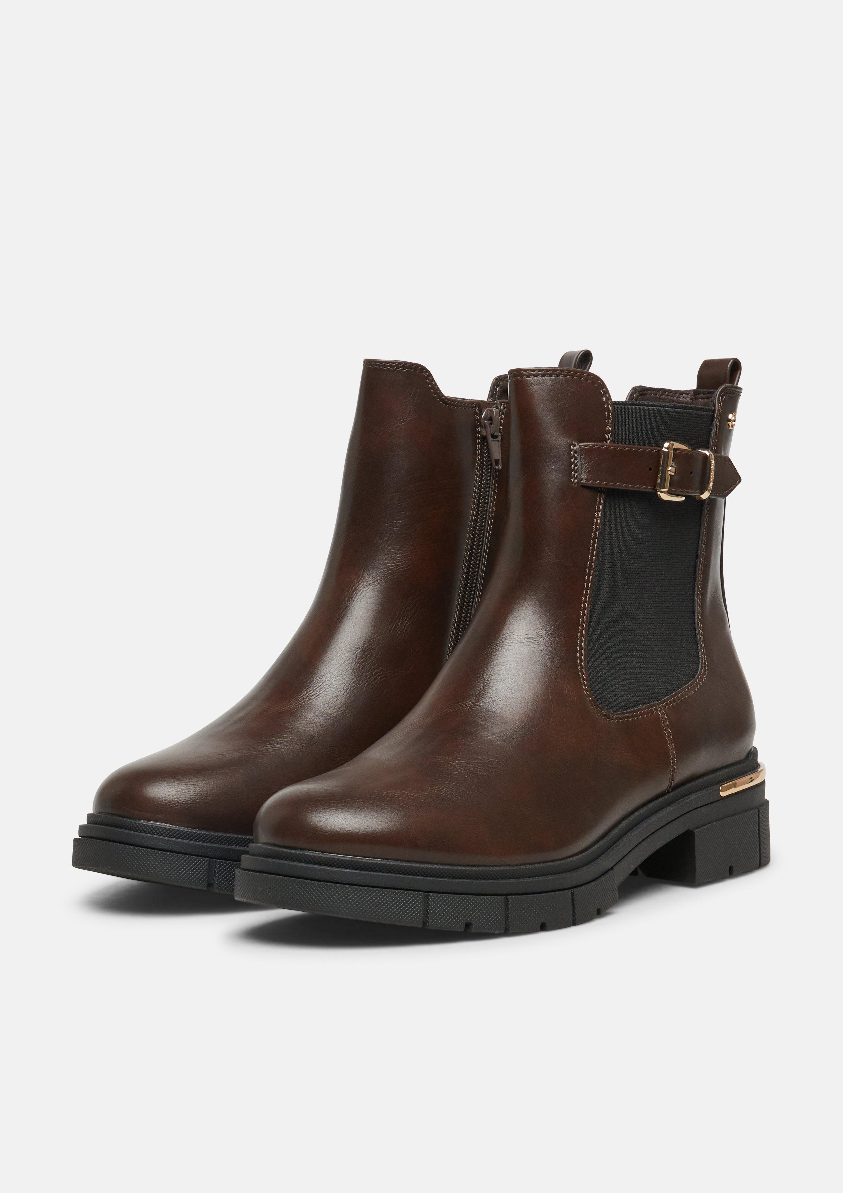 Femmes Bottines Chelsea en brun de s.Oliver