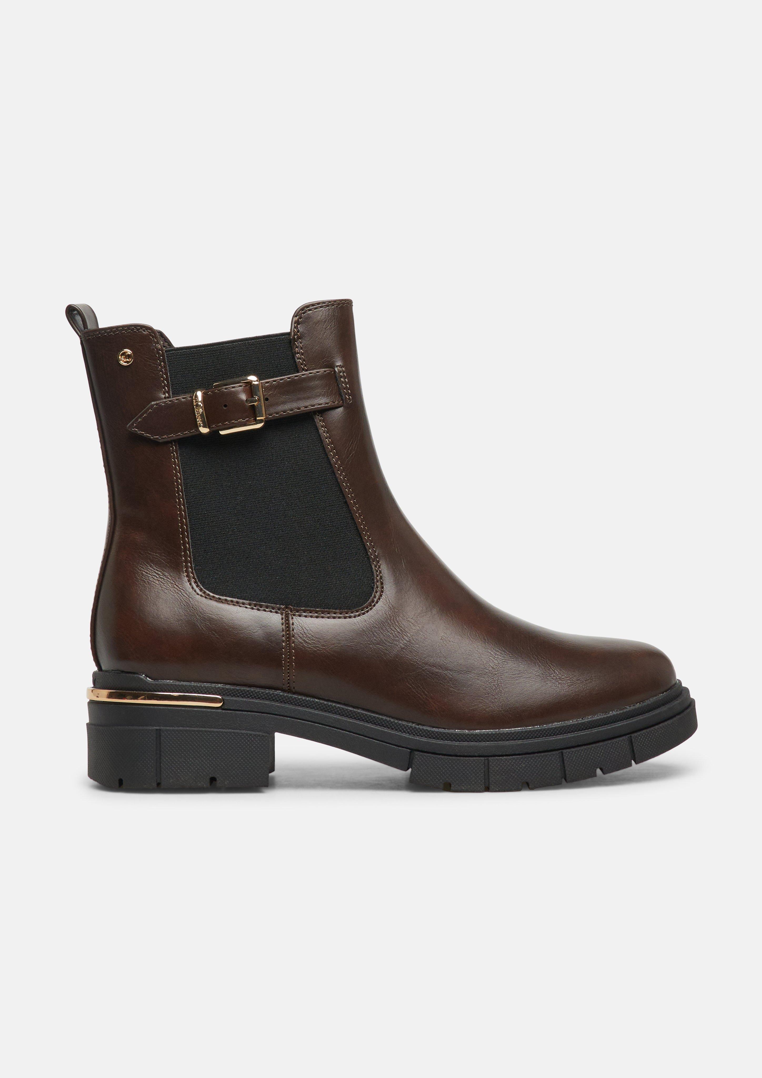 Bottines Chelsea en marron foncé de s.Oliver