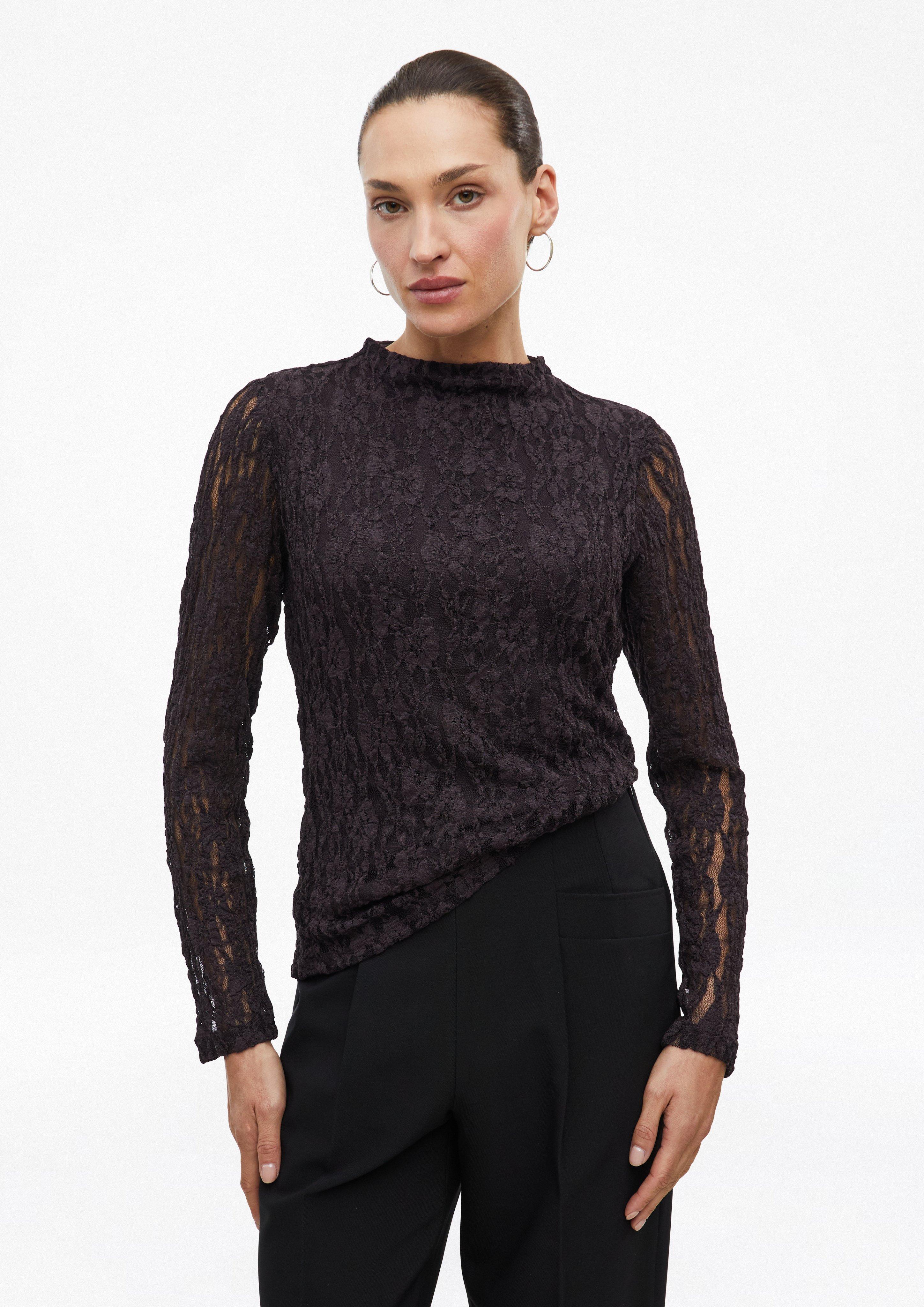 T-Shirt in Farbe dunkelbraun von s.Oliver BLACK LABEL